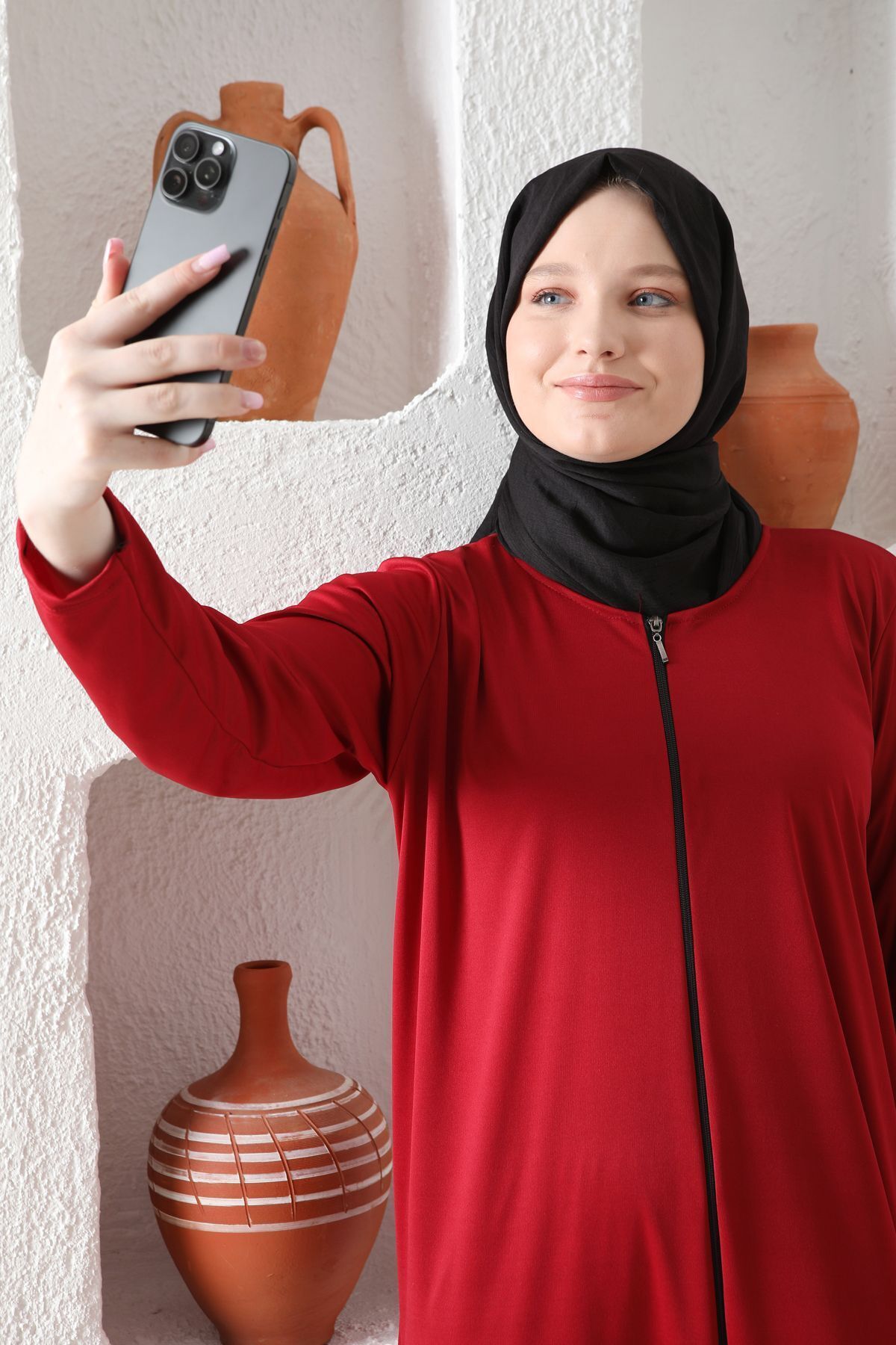 Kutay Collection-Women's Prayer Dress - Seasonal, Zippered and Thin Fabric 5