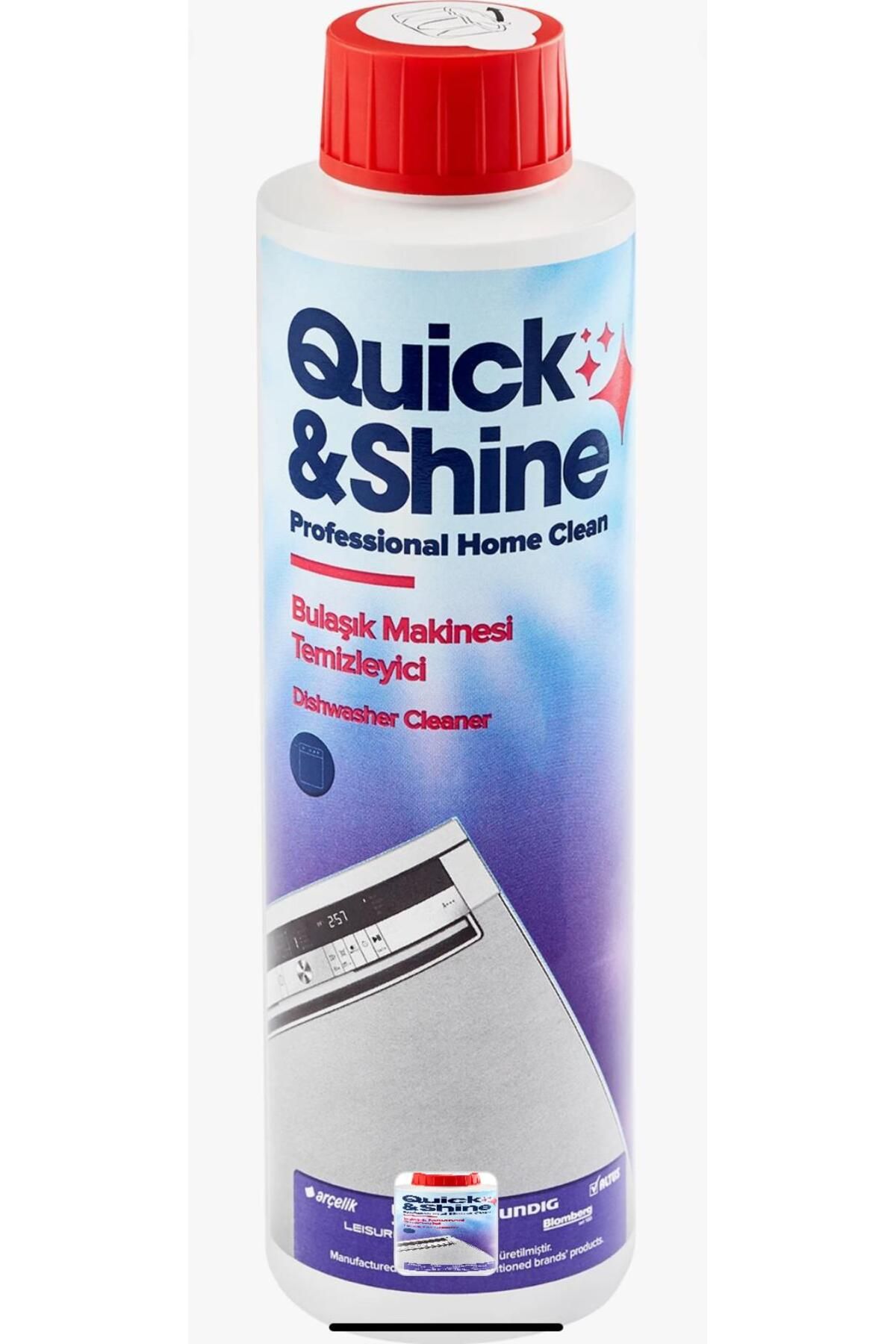 Quick&Shine Bulaşık Makinesi Temizleme Sıvısı