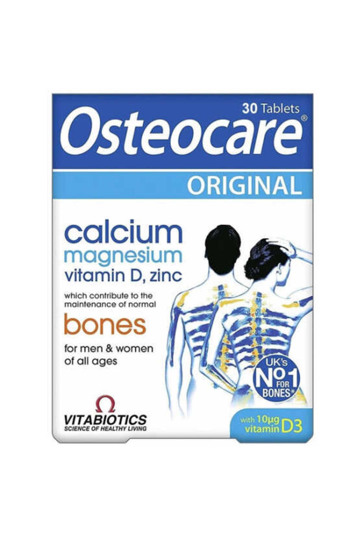 Vitabiotics OSTEOCARE ORIGINAL 30 TABLET CALCIUM MAGNESIUM VİTAMİN D ZINC