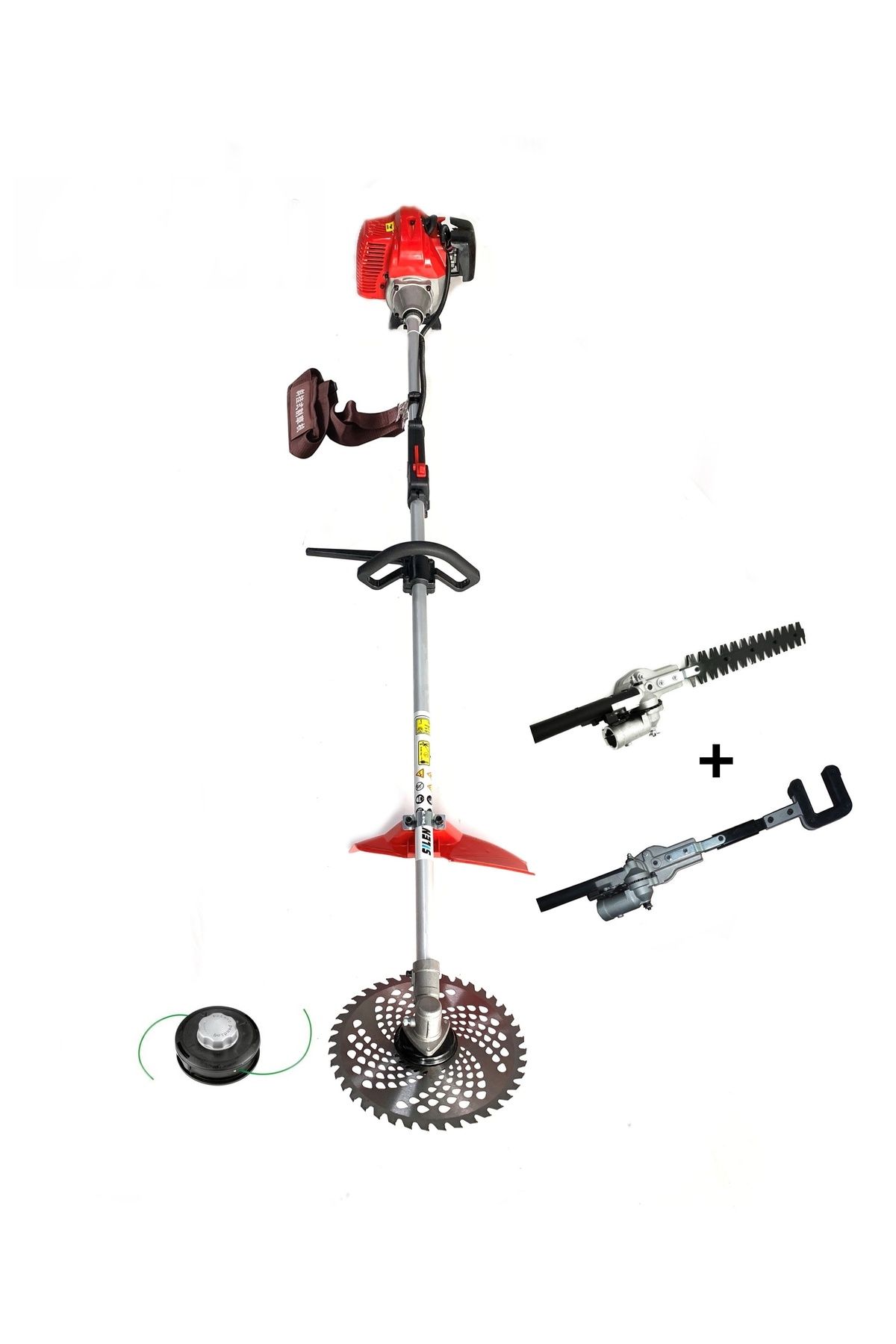 SilenGardenTools Yan Tırpan + Çit Kesme + Zeytin Silkeleme Makinesi 3.2kw 4.6hp