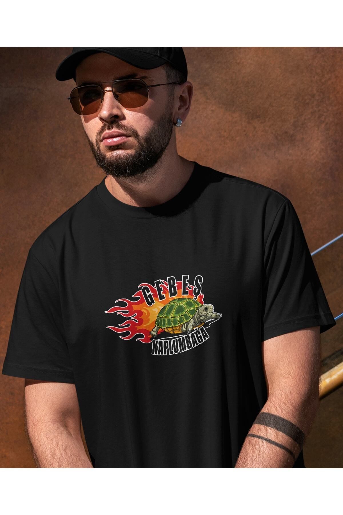 Pisa Art Gebeş Kaplumbağa Tasarımlı 20/1 Compact T-shirt