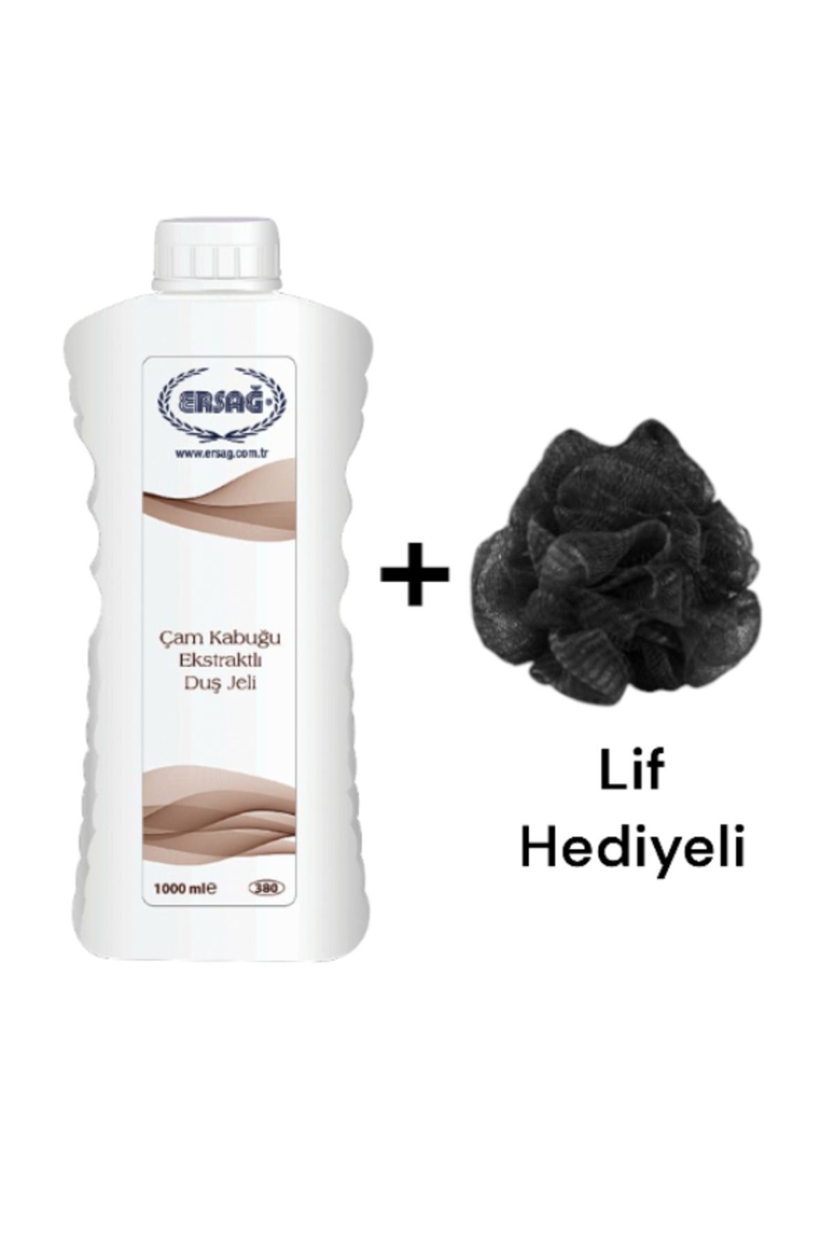 Ersağ Çam Kabuğu Ekstraktlı Duş Jeli 1000ML- ( Lif Hediye'li)