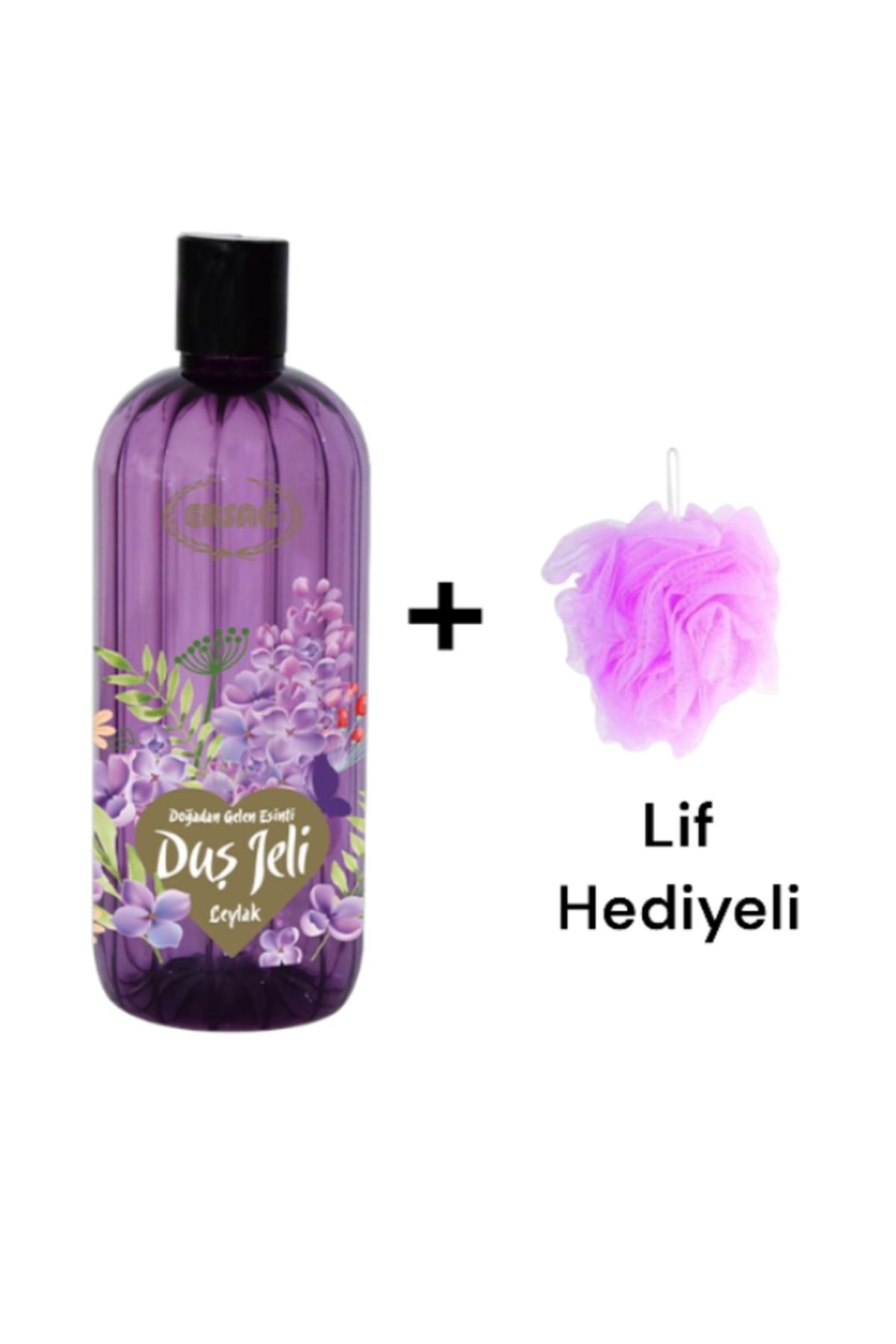 Ersağ Leylak kokulu Duş Jeli 500 ML - - ( Lif Hediye'li)