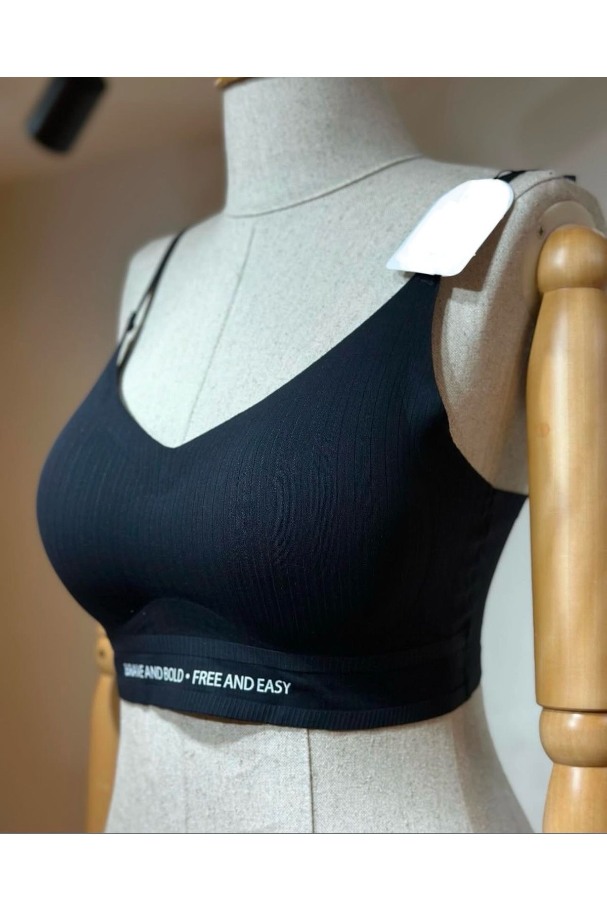 F.K-Bralet Bra with Removable Pads Without Padding 4