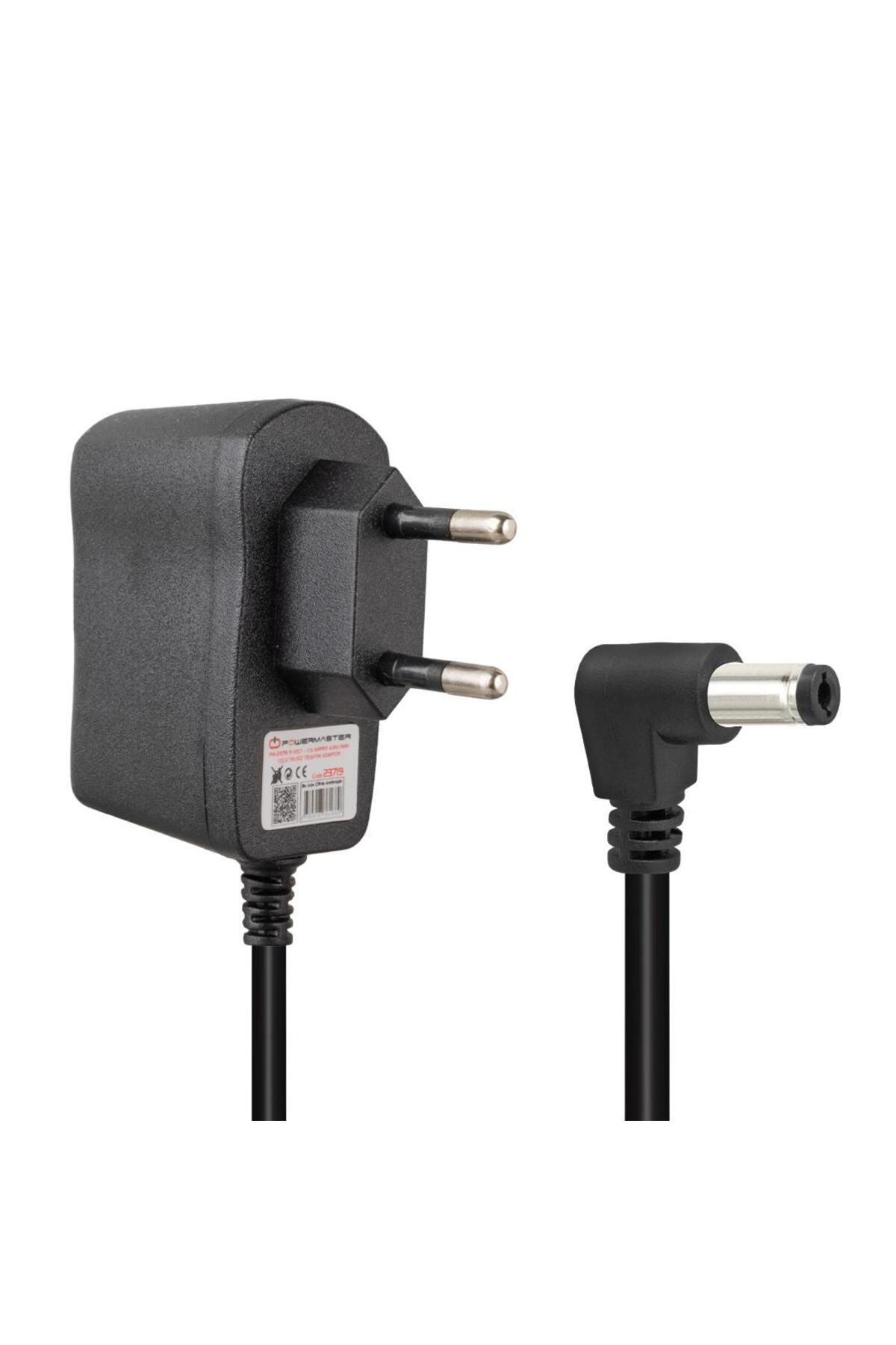 Powermaster PM-23719 9 VOLT - 0.5 AMPER 5.5*2.5 MM L UÇLU PANASONİC TELSİZ TELEFON ADAPTÖR