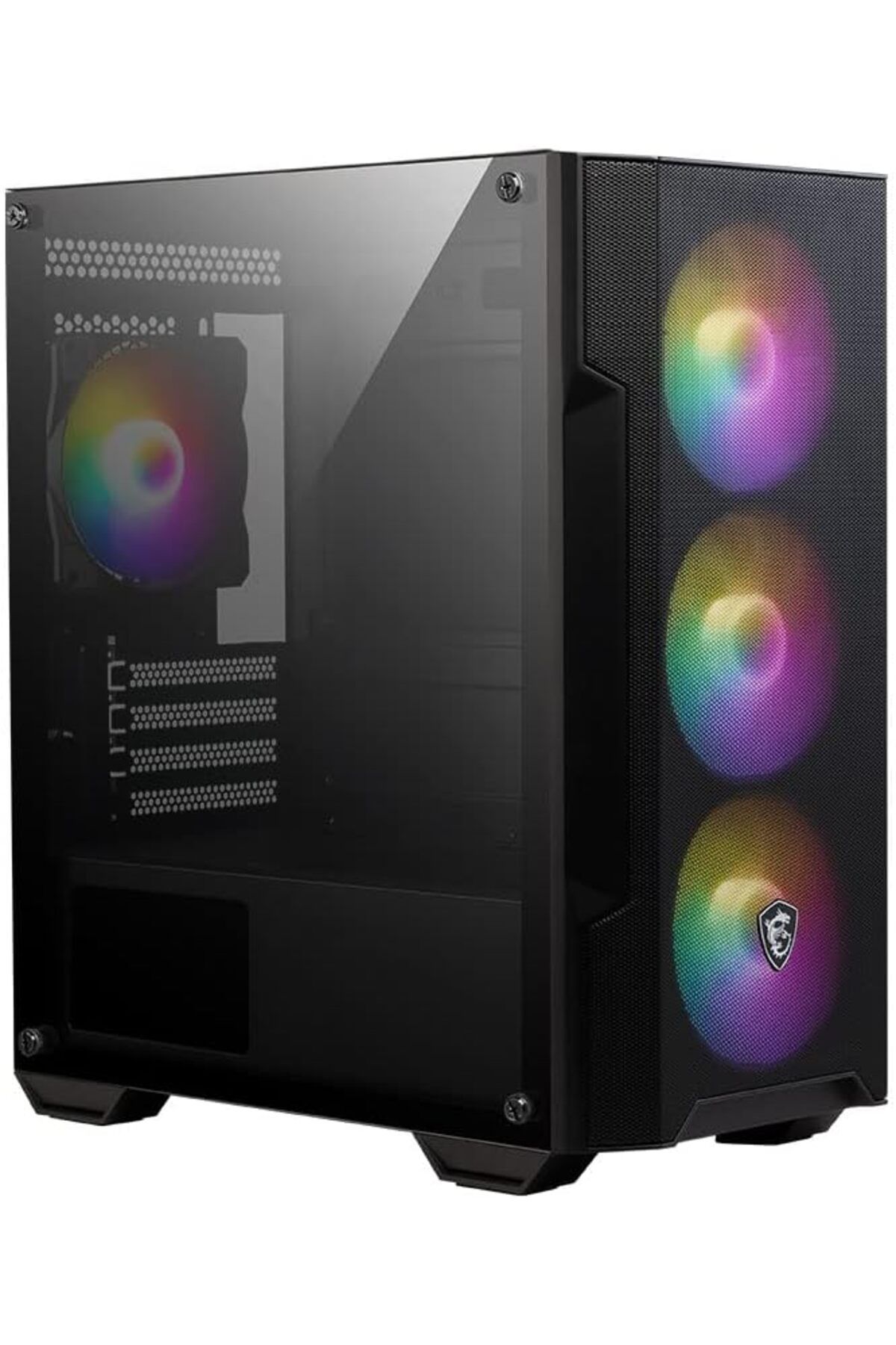 STOREMAX Mst MAG FORGE M100A Akrilik yan panel 3x120mm 1x120mm Auto RGB Fan mATX Gaming Bilgisayar Kasası Tr