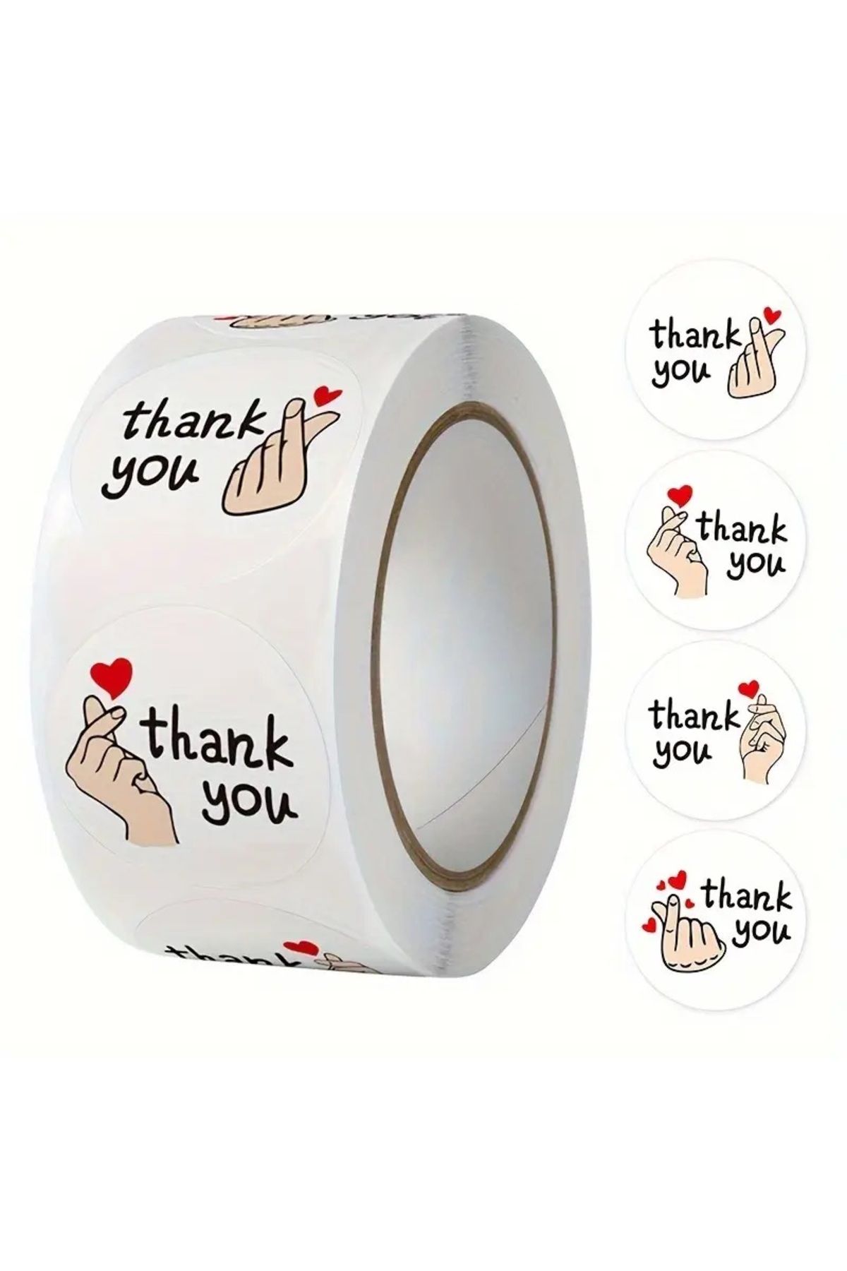 Onomo Kalpli Thank You Sticker 2.5cm 50 Adet