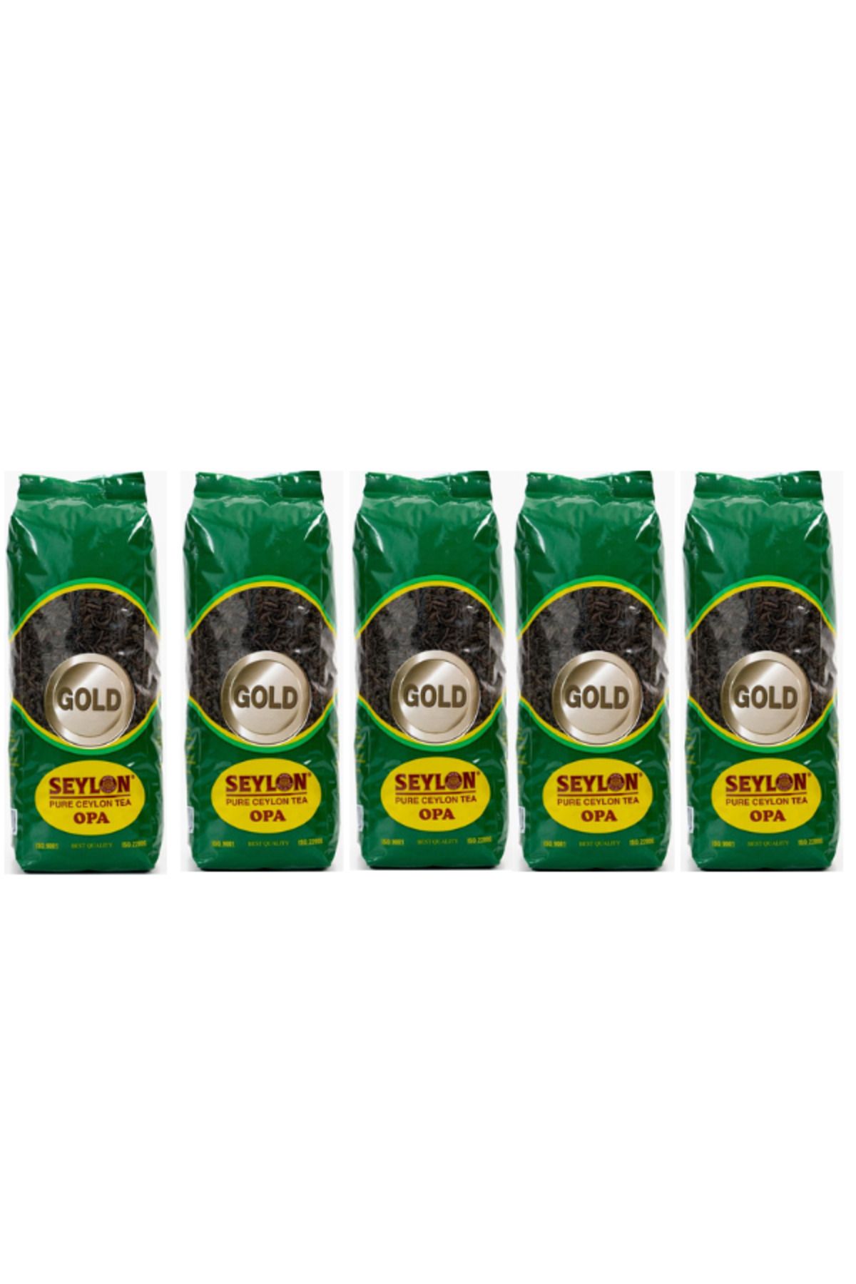 Seylon Seylon 500 gr  Gold 100% Saf Ceylon Tea 5 Adet Ithal Seylan Sri Lanka Ceylon Kaçak Siyah Yaprak