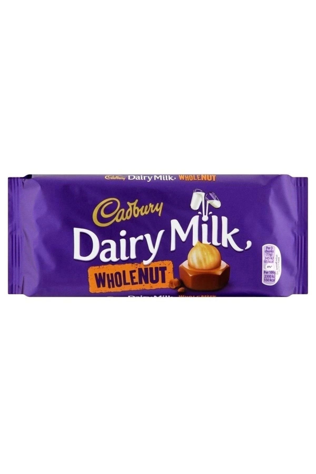 Cadbury Dairy Milk Wholenut 180 Gr.