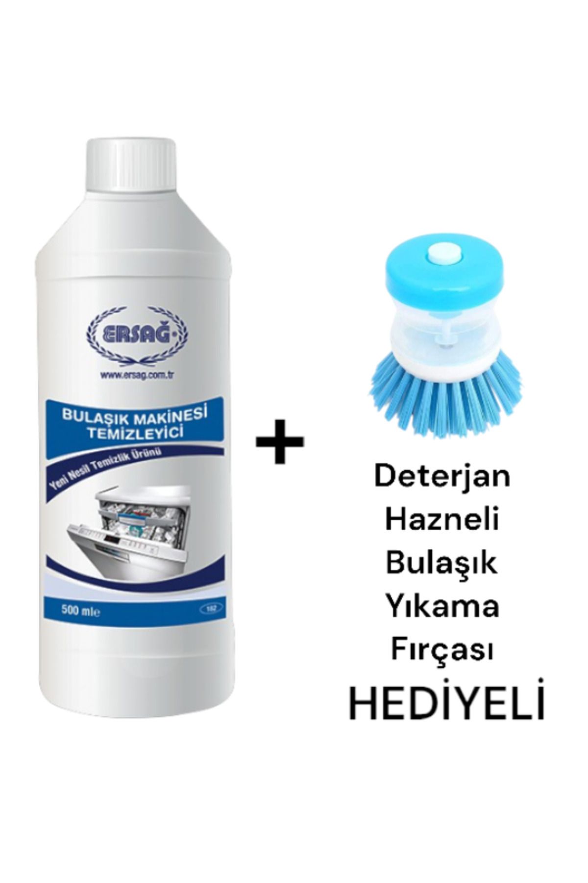 Ersağ Bulaşik Maki̇nesi̇ Temi̇zleyi̇ci̇si̇ 500 Ml + Hediyeli