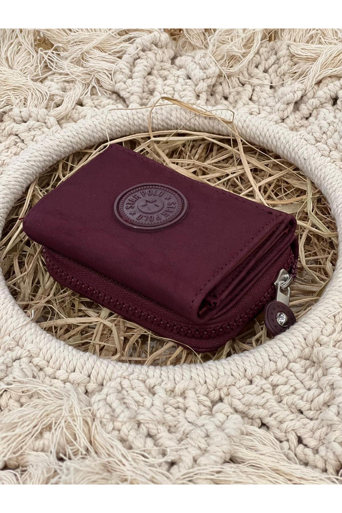 Lexa Klinkır Kumaş Spor Şık Su Geçirmez Mor Kadın Cüzdan