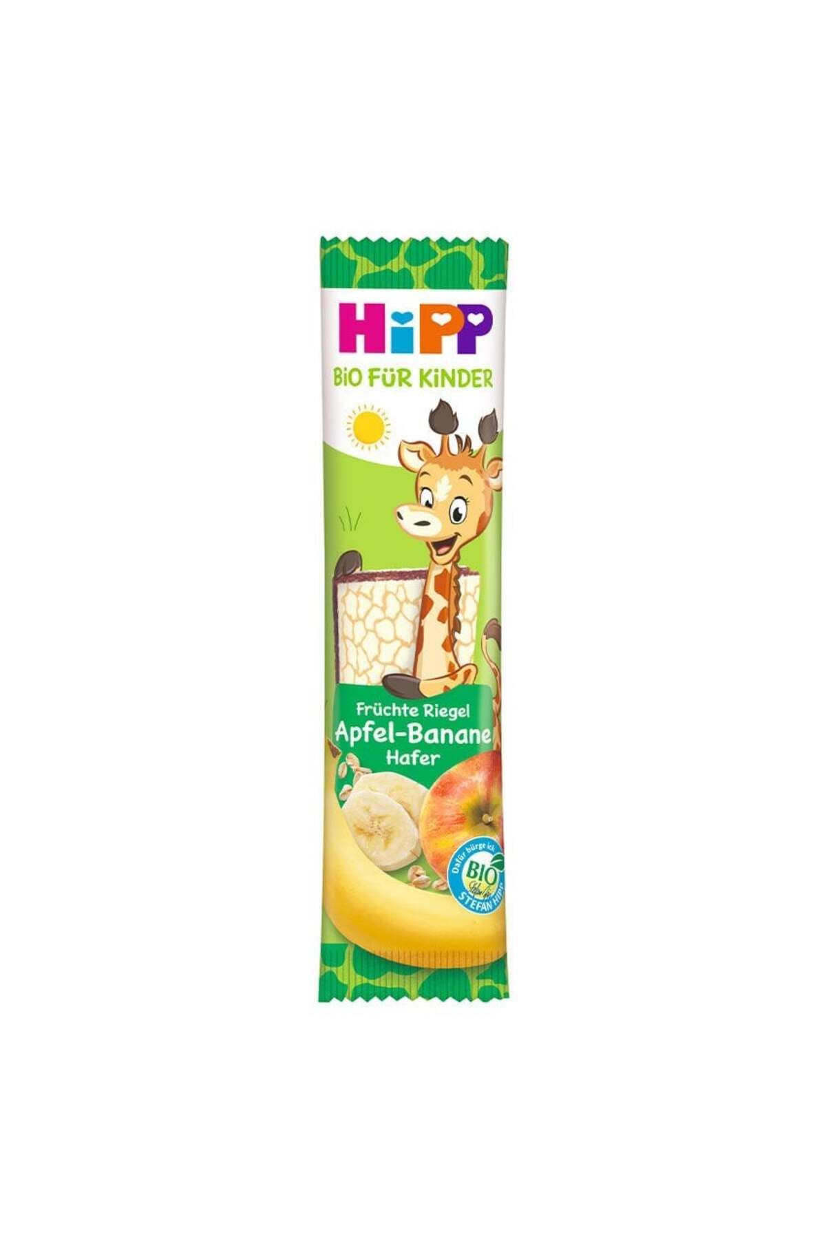 Hipp Organik Yulaﬂı Elmalı Muzlu Meyve Barı 20 Gr