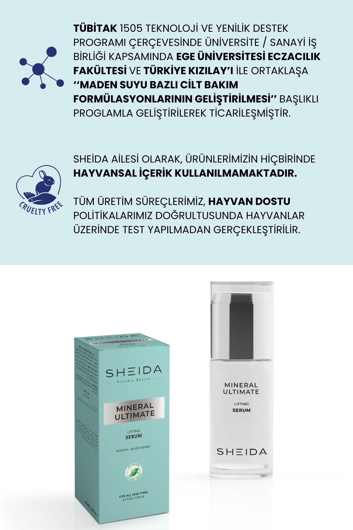 Sheida-Mineral Ultimate Firming, Lifting and Anti-Wrinkle Lifting Serum 40ml 4