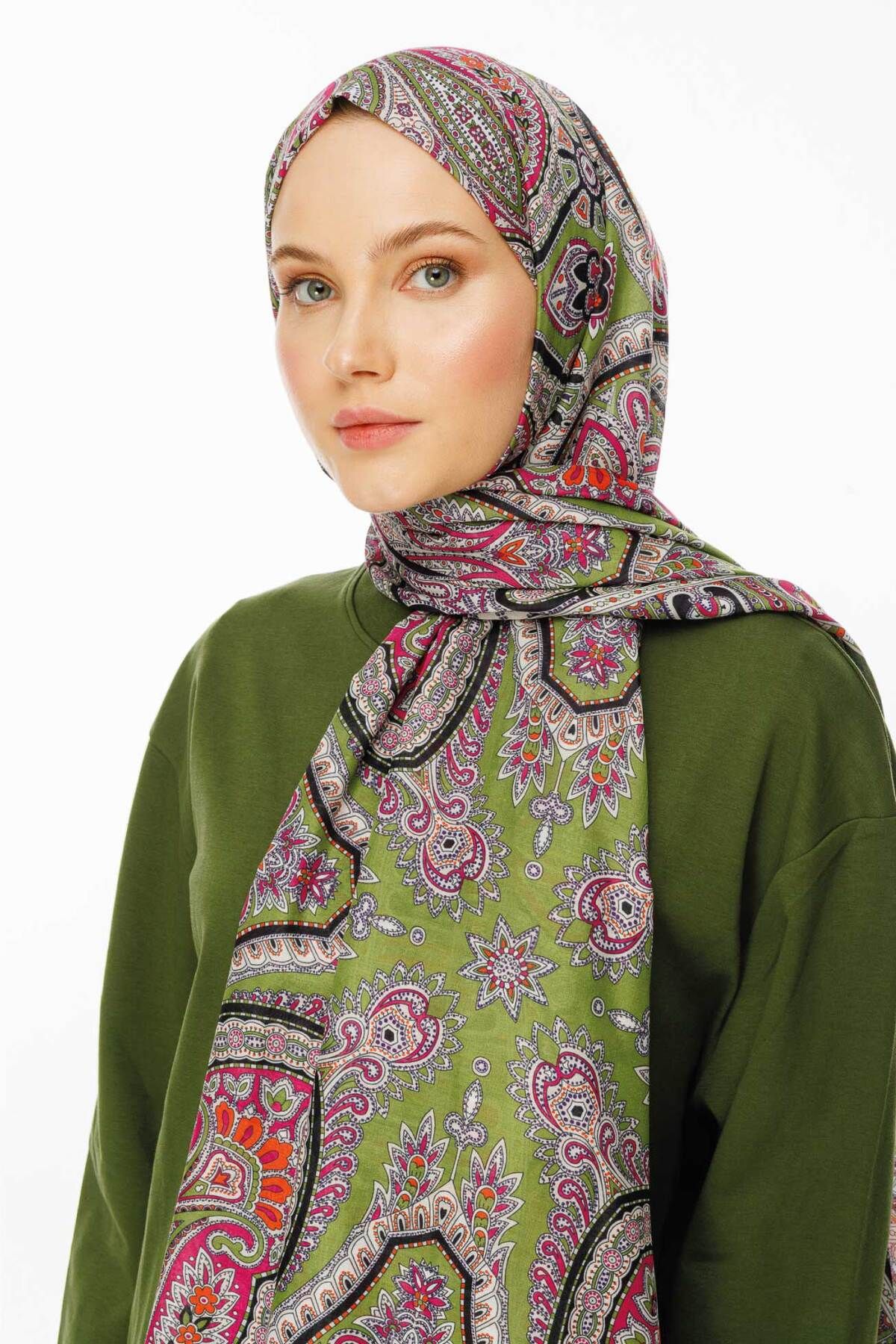 VALORSCARF-Peanut Patterned Rustic Shawl 3