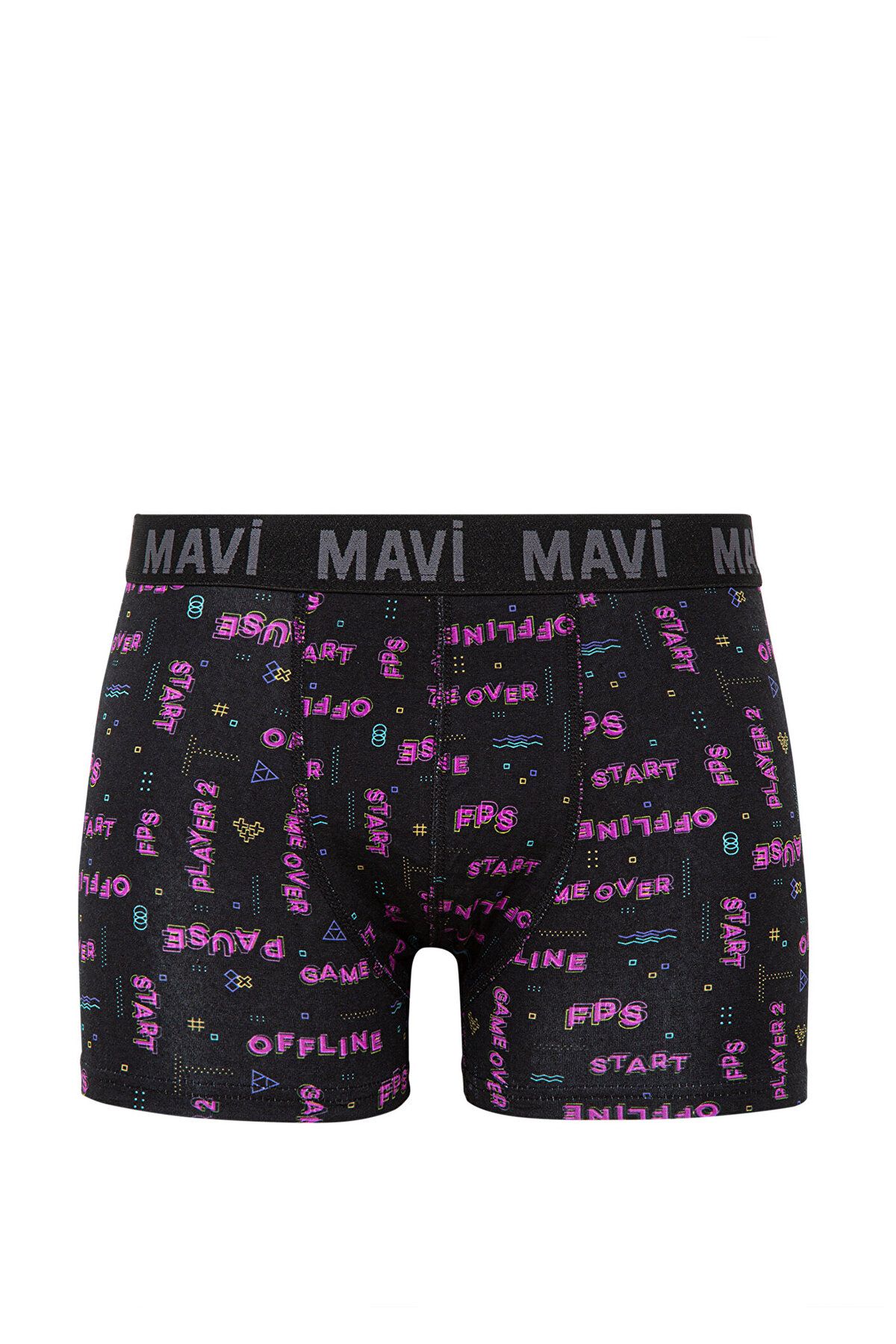 Mavi-3-teilige schwarz bedruckte Boxershorts 0911220 -900 4