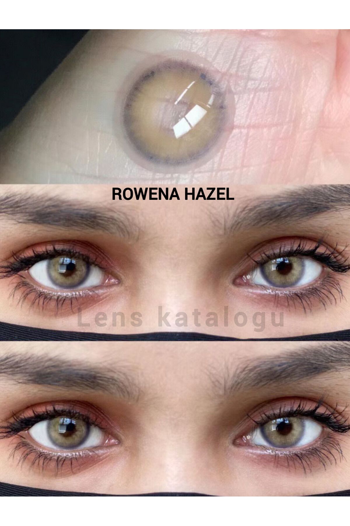 Eyeshop ROWENA HAZEL LENS HARELİ NUMARASIZ DOĞAL GÖRÜNÜMLÜ KULANIM SURESİ 12 AY