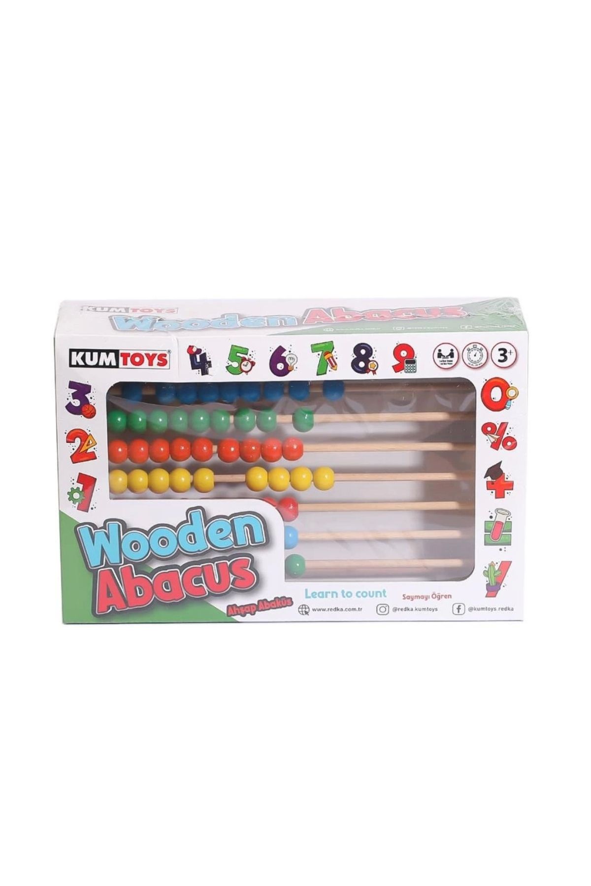 adshome KM5632 Ahşap Abaküs -Kumtoys