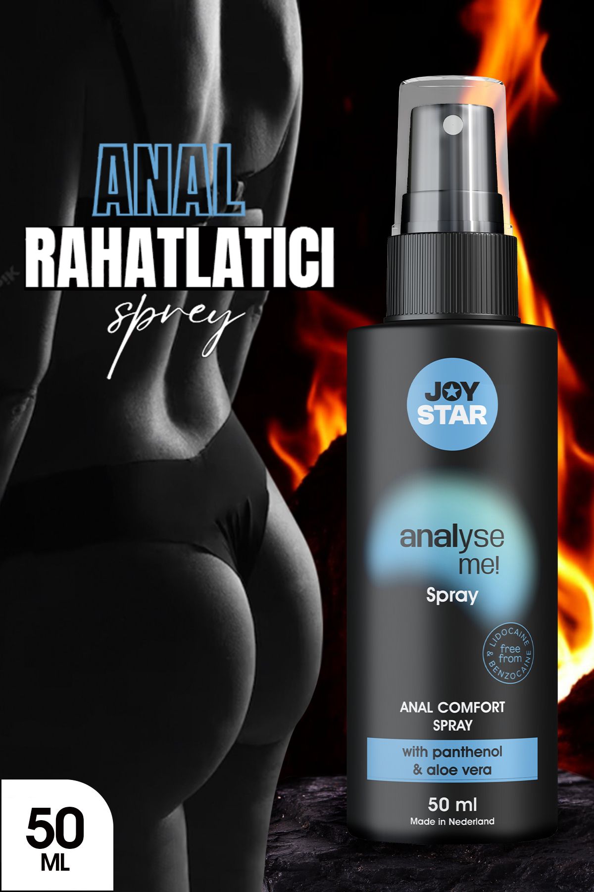 joystar 50ml Anal Rahatlatıcı Premium Sprey Anal Relax Sprey Anal Gevşetici