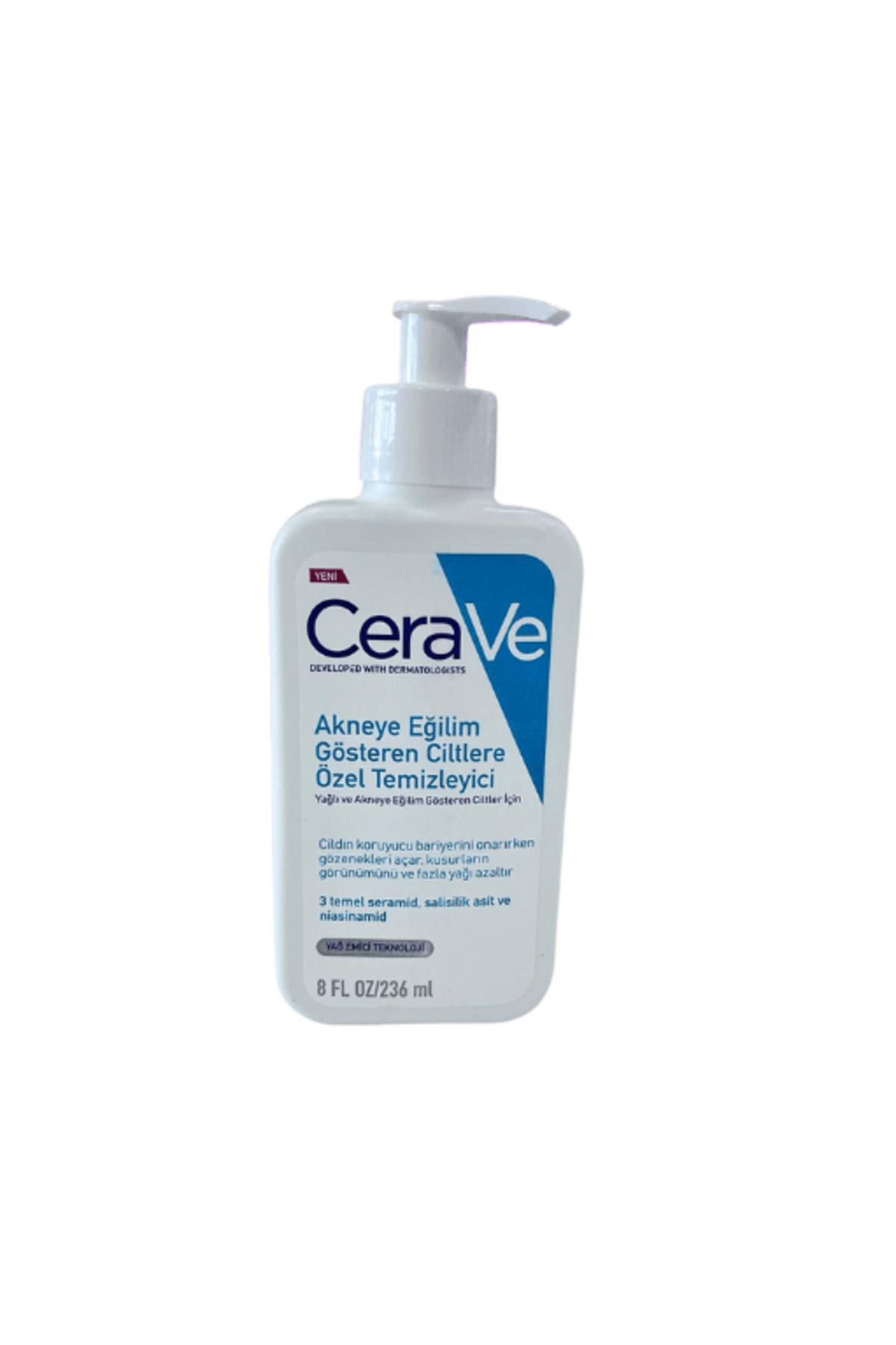 CeraVe Akneye Eği̇li̇m Gösteren Ci̇ltlere Özel Temi̇zleyi̇ci̇ 236 Ml