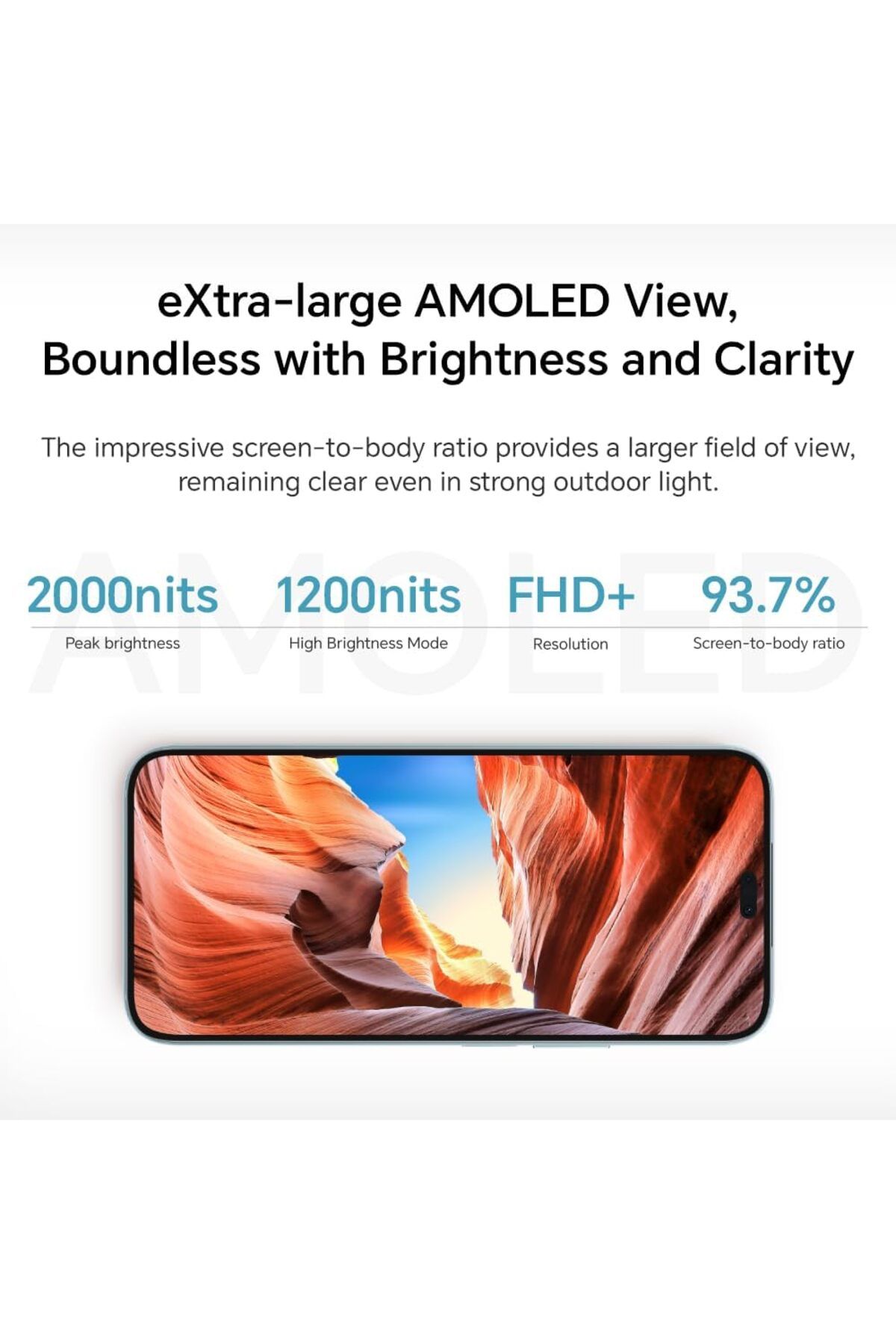 HONOR-200 Lite, 5G Dual SIM, RAM 8GB ,ROM 256GB,108MP Triple Rear Camera, Cyan Lake - Int Version 3