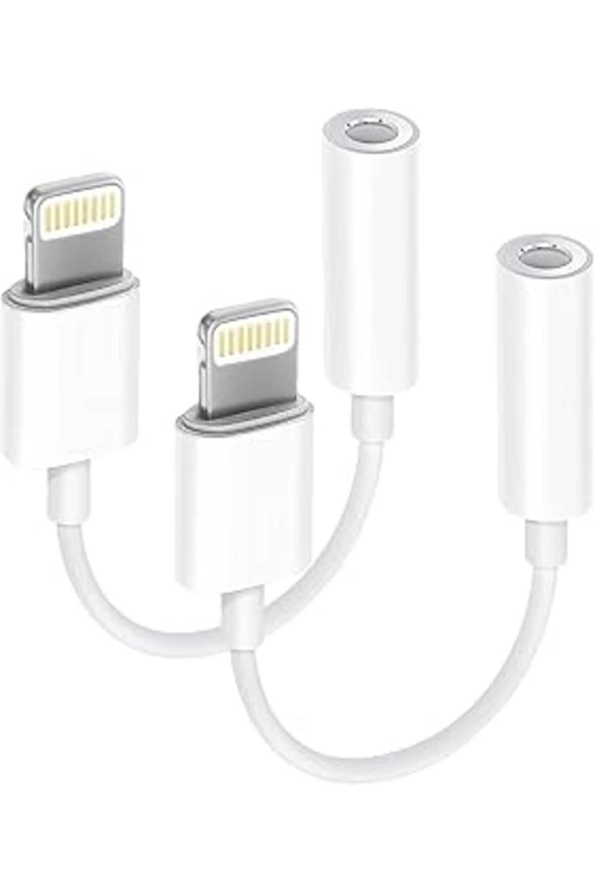 ShopZum Iphone İLe Uyumlu Lightning To 3.5Mm Aux Dönüştürücü Adaptör Iphone İÇin Kulaklık Dönüştür