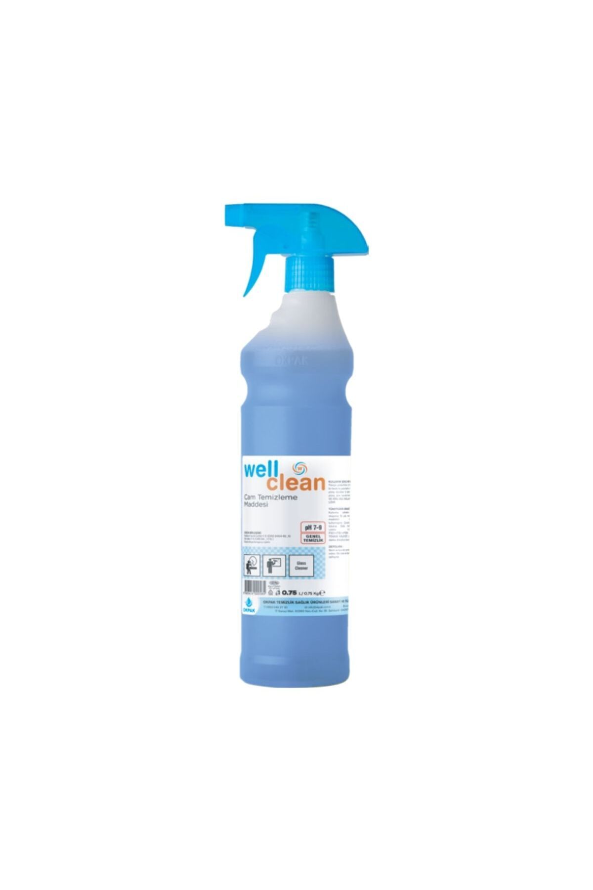 WELLCLEAN Cam Temizleme Maddesi 750 ML