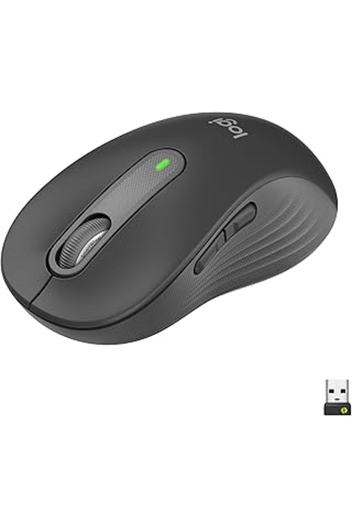 Epatim Signature M650 Kablosuz Mouse, Büyük Boy Sağ El Için, Sessiz, 4000 Dpi, Bluetooth, Logi Bolt Usb Al