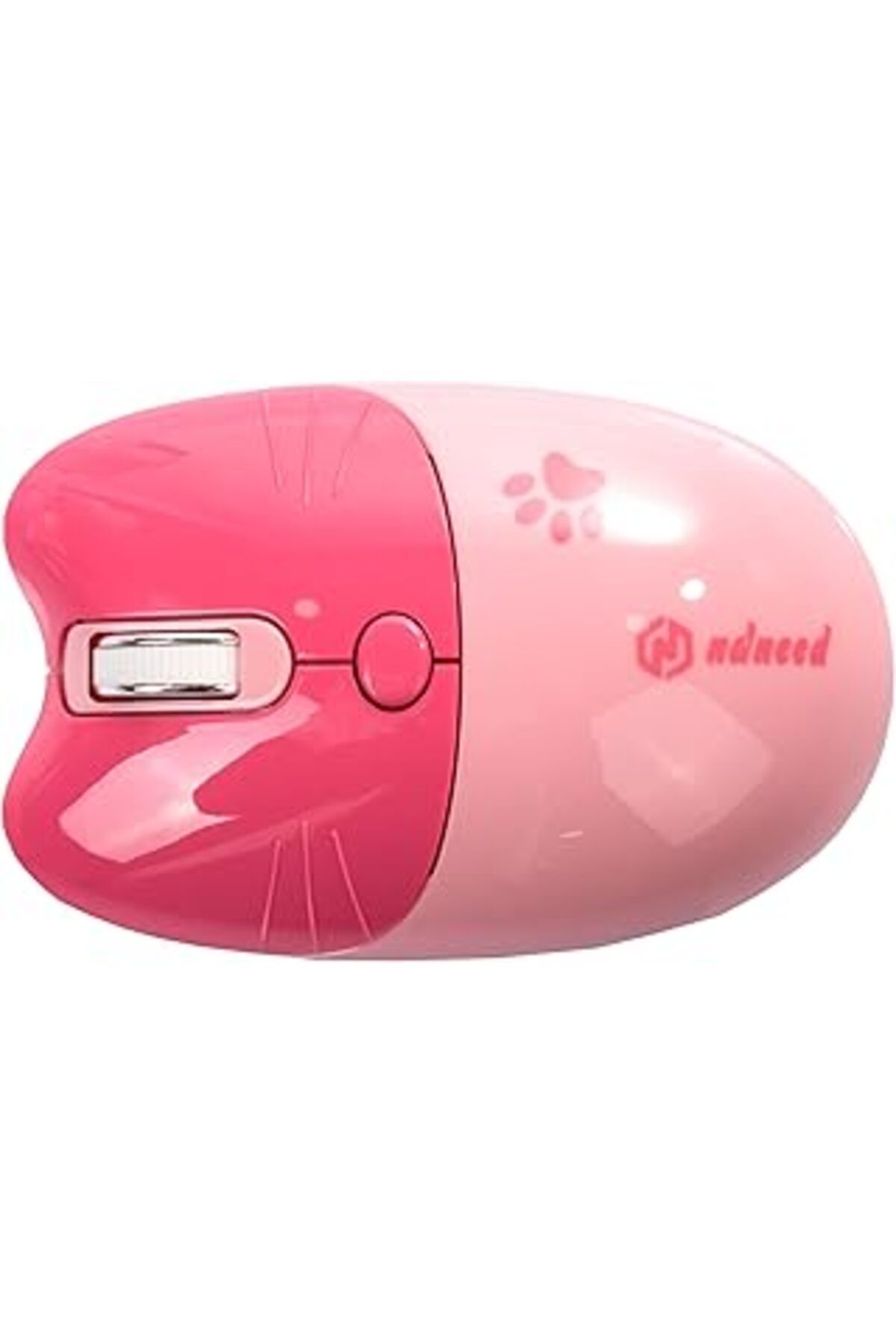 Genel Markalar Ndneed Sevimli Kedi Kablosuz Pembe Mouse Bluetooth + 2.4G Dual Mode