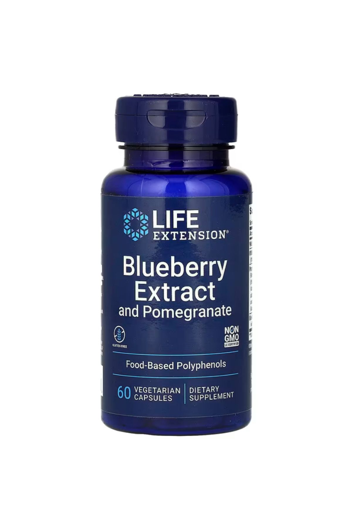 Life Extension , Blueberry Extract And Pomegranate, 60 Vegetarian Capsules vr544