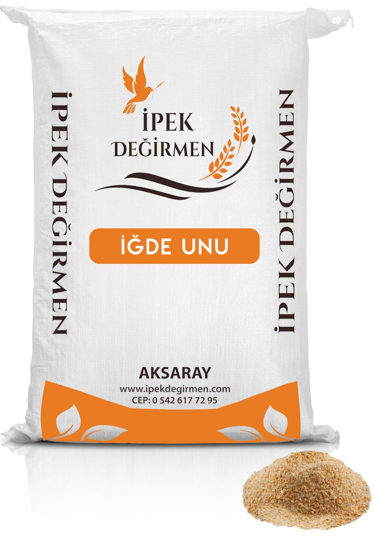 İpek Değirmen Taş Değirmen Yeni Mahsül İğde Unu 1 KG İğde Çekirdeği Tozu