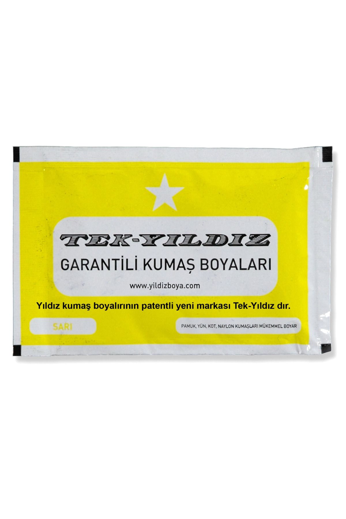 TekYıldız 11 - Kumaş Boyası Sarı 11 Gr