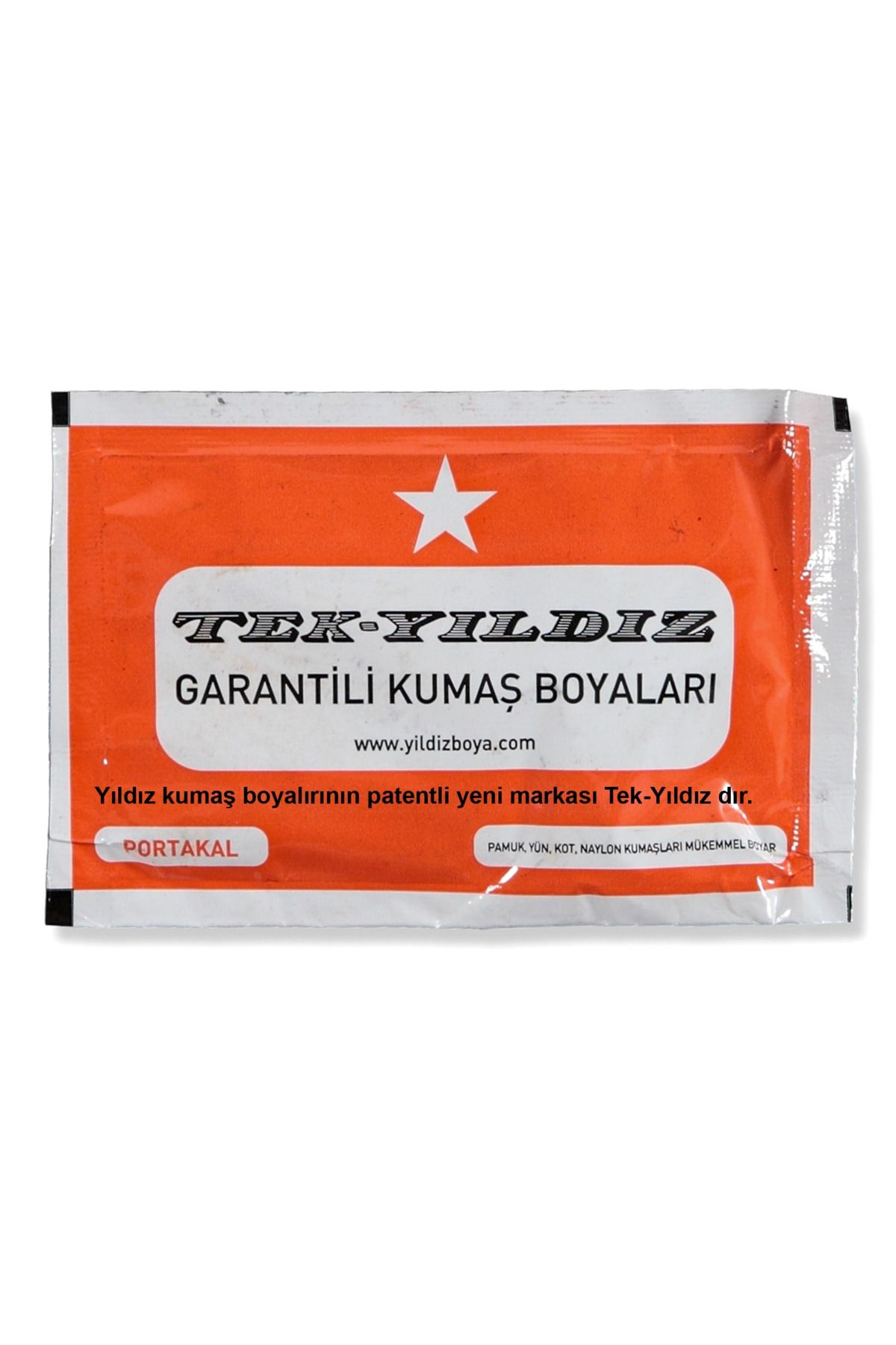 TekYıldız 44 - Kumaş Boyası Portakal 11 Gr