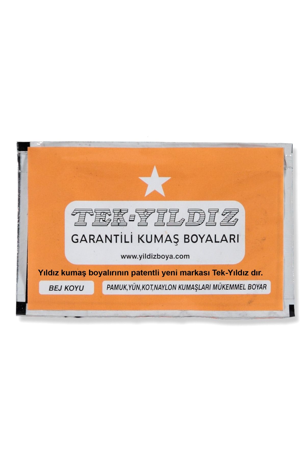 TekYıldız 15 - Kumaş Boyası Bej Koyu 11 Gr