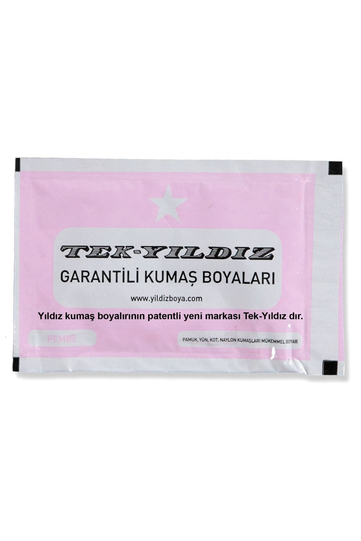 TekYıldız 01 - Kumaş Boyası Pembe 11 Gr