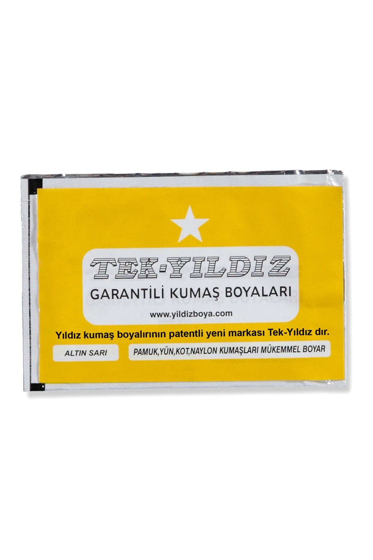 TekYıldız 56 - Kumaş Boyası Altın Sarısı 11 Gr