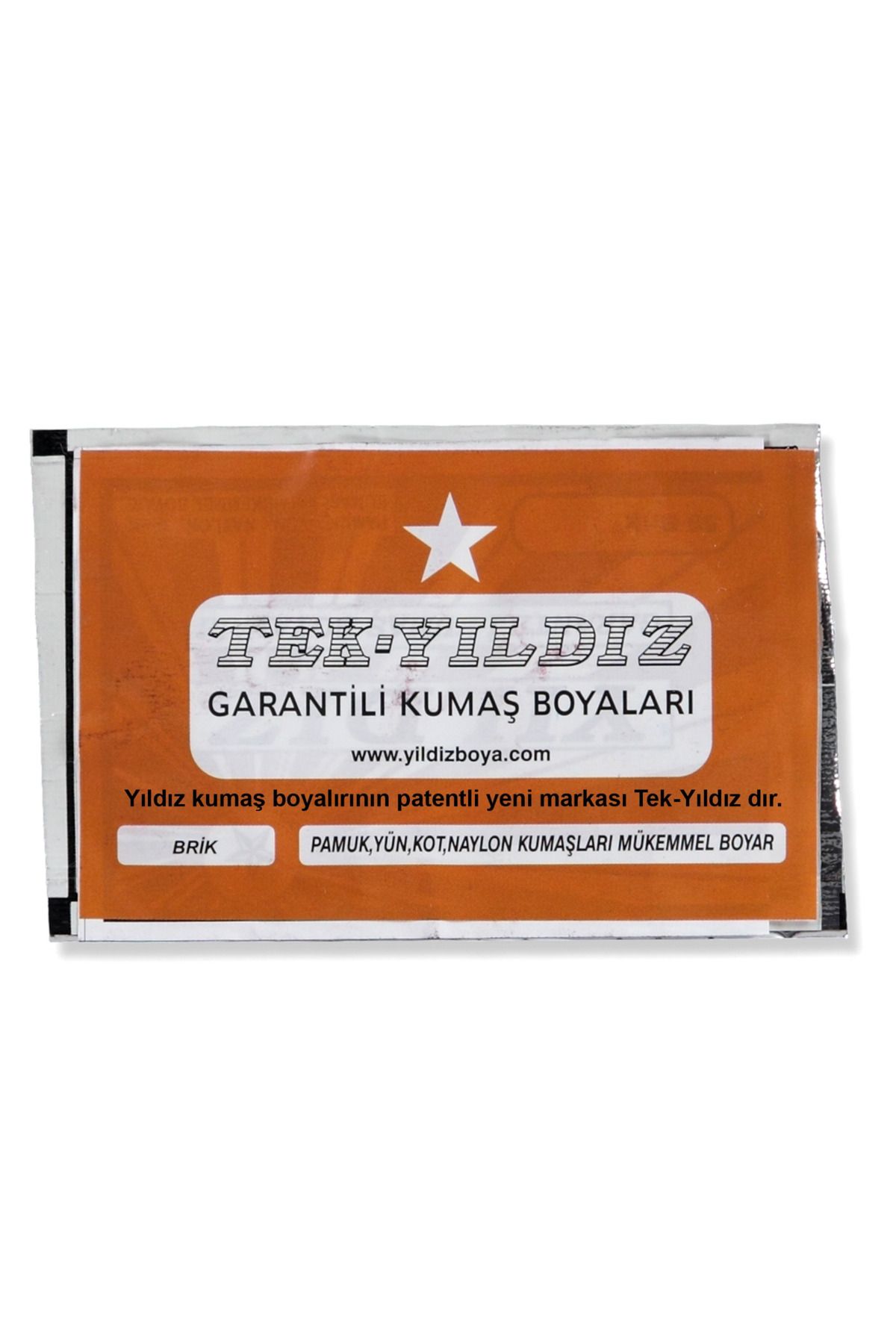 TekYıldız 59 - Kumaş Boyası Brik 11 Gr