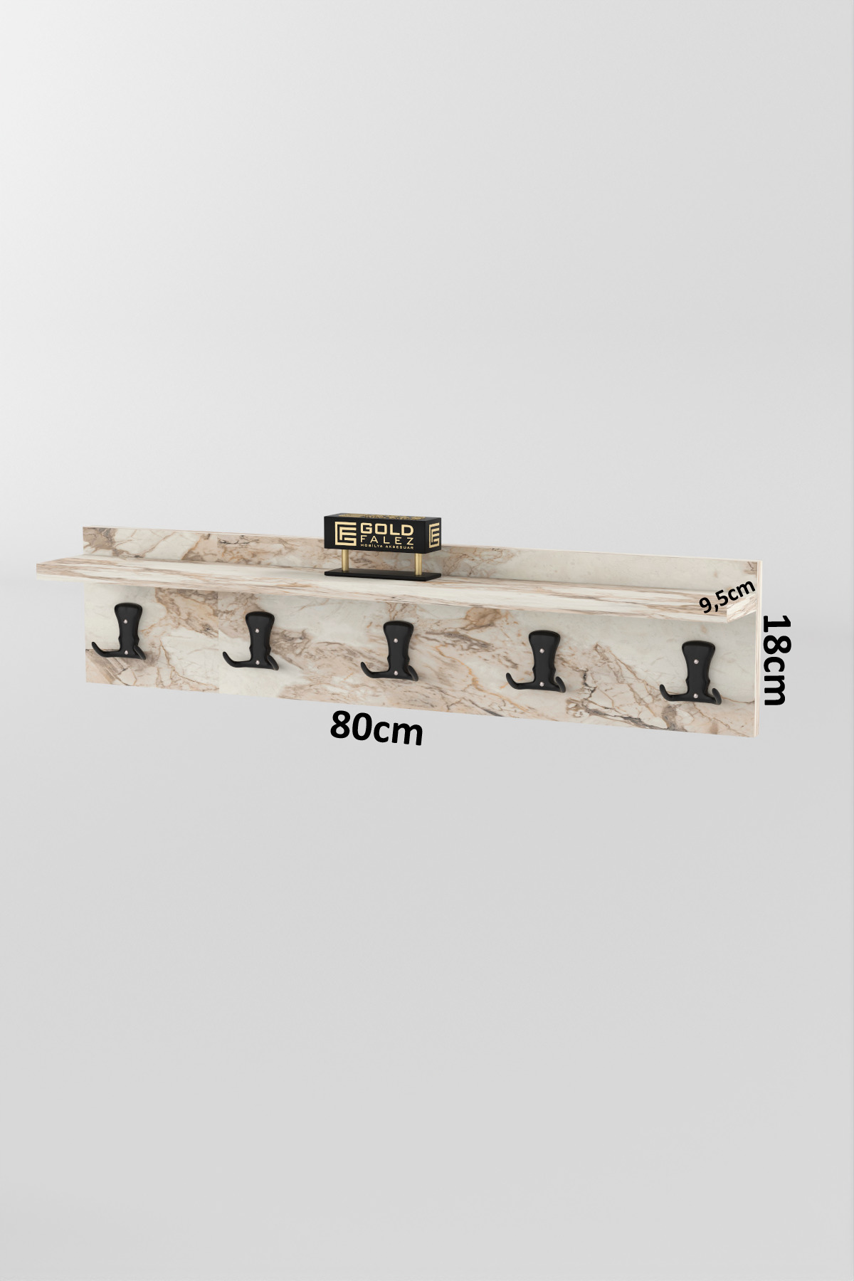 Goldfalez Duvar Askılığı Çok Renkli 80 cm görsel 4