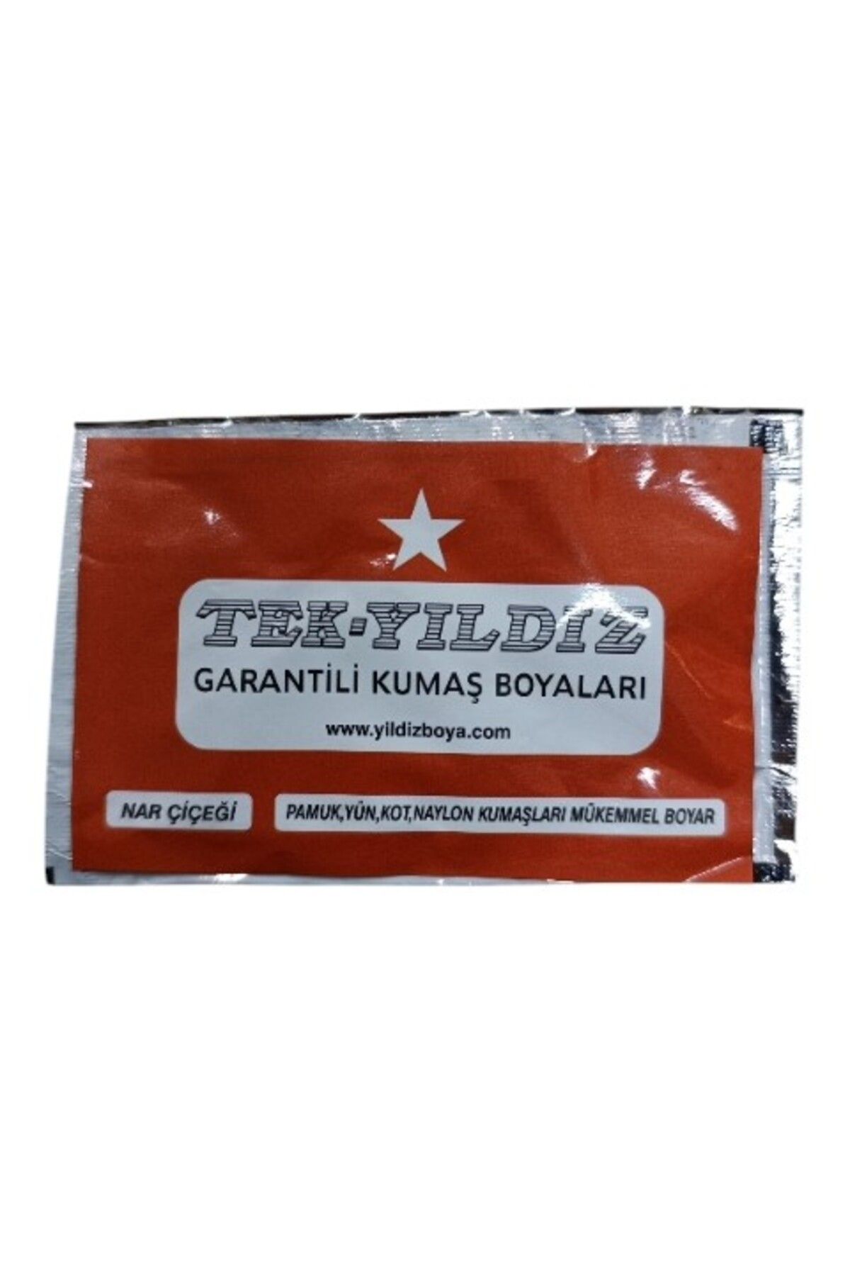 TekYıldız 07 - Kumaş Boyası Nar Çiçeği 11 Gr