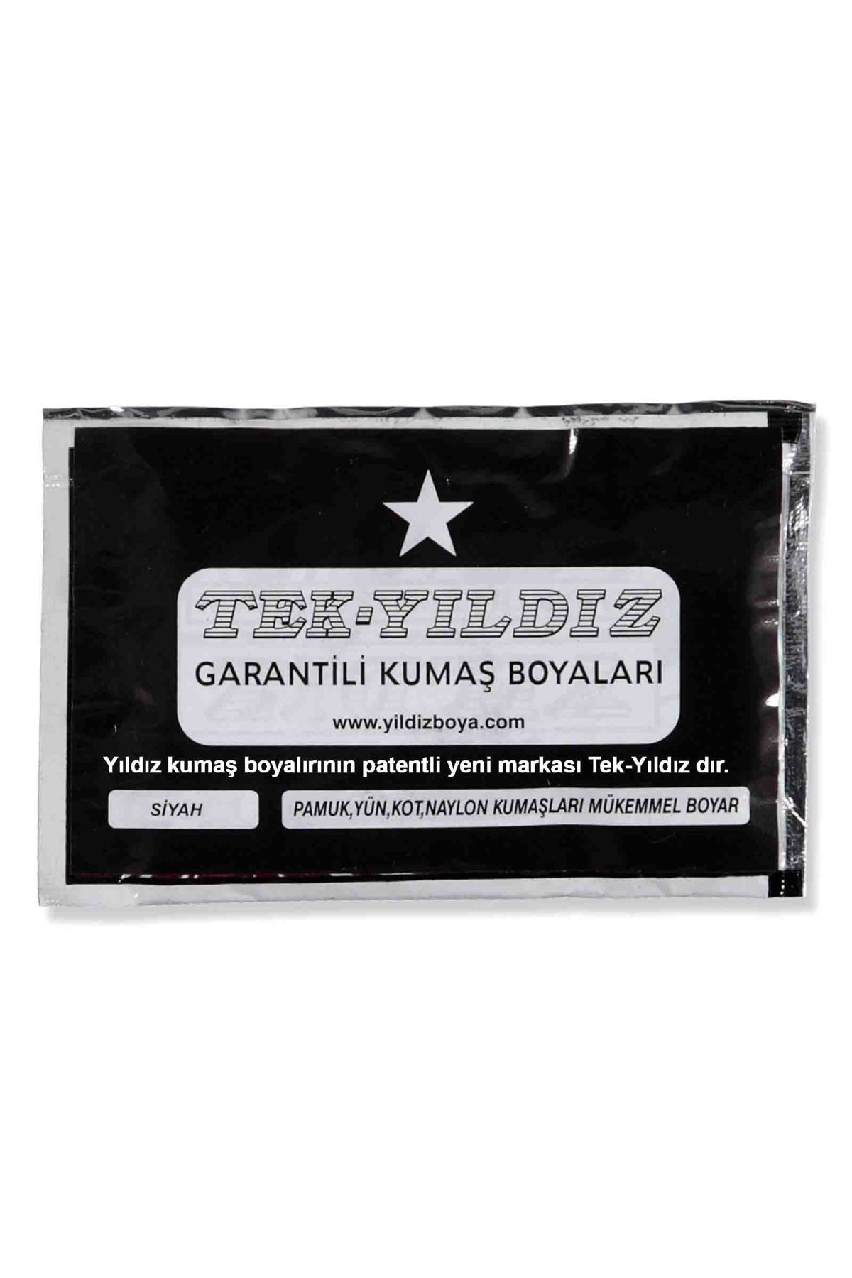 TekYıldız 30 - Kumaş Boyası Siyah 11 Gr