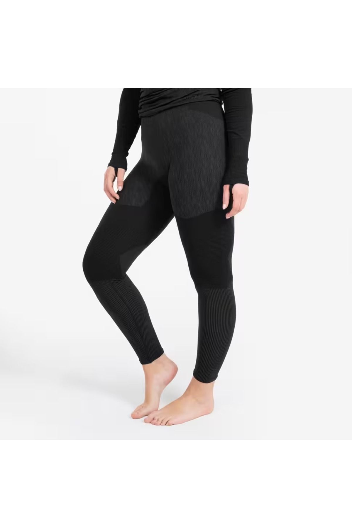 Decathlon-Black Keepdry Adult Football Leggings Underwear 2