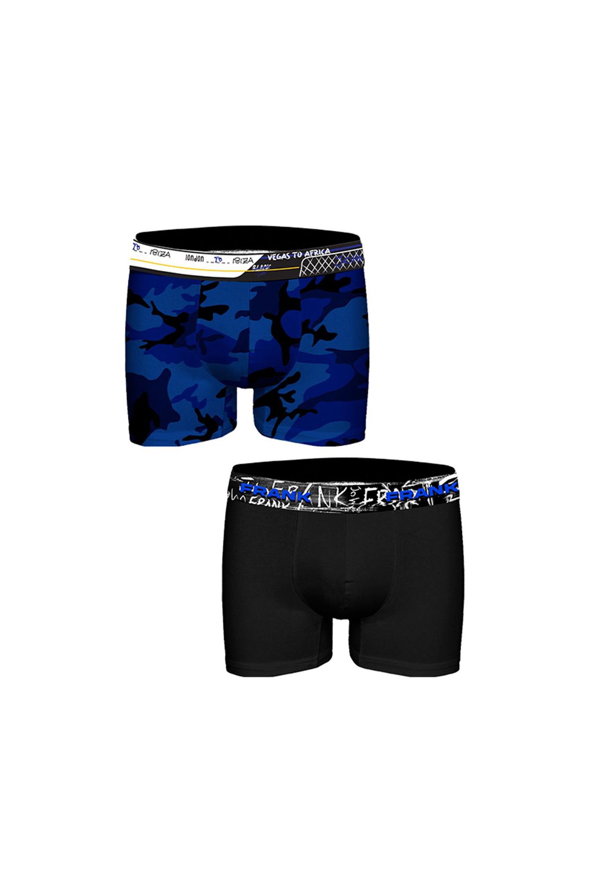 John Frank İKİLİ BLACK ID BOXER
