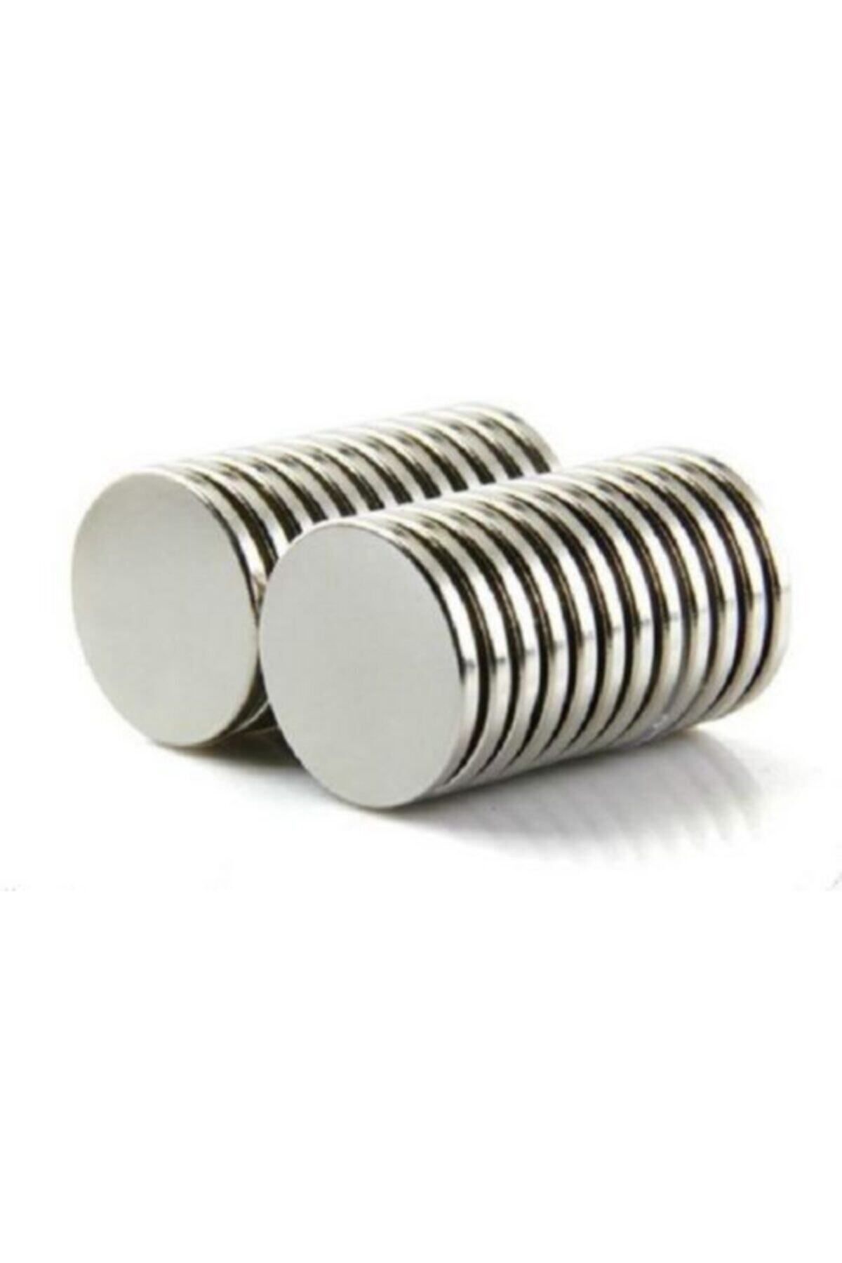 Elioure 20 Adet Yuvarlak Neodyum Mıknatıs, 20mm çap, 2mm kalınlık, güçlü ve dayanıklı