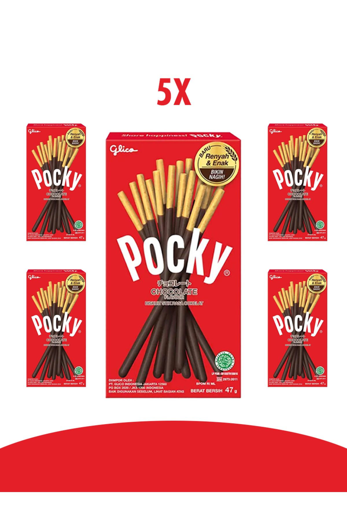 Pocky 5'li Çikolata Stick