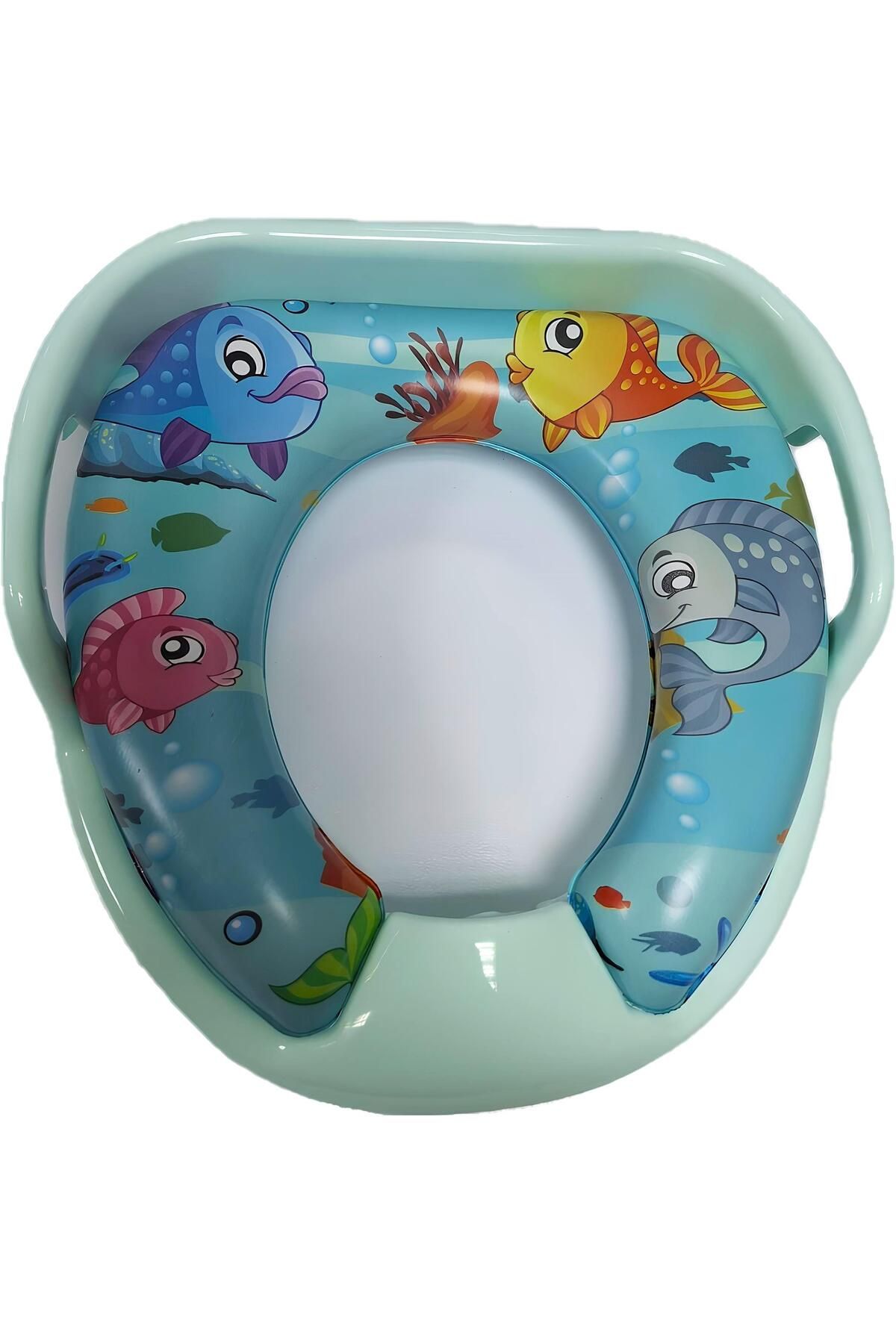 Softy Bebek / Çocuk Klozet Kapağı Adaptörü -Mint -Balık