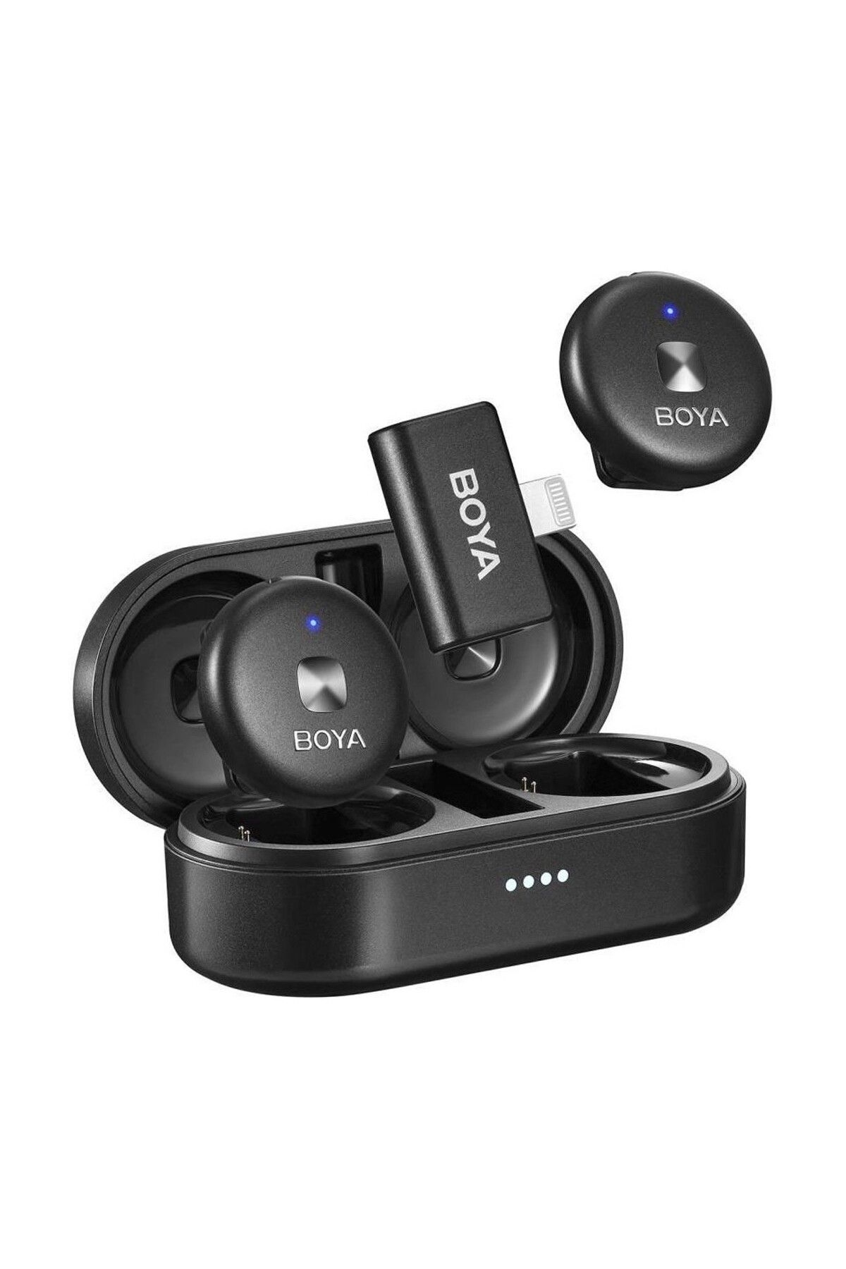 BOYA Omic-D Wireless İkili Yaka Mikrofonu Siyah