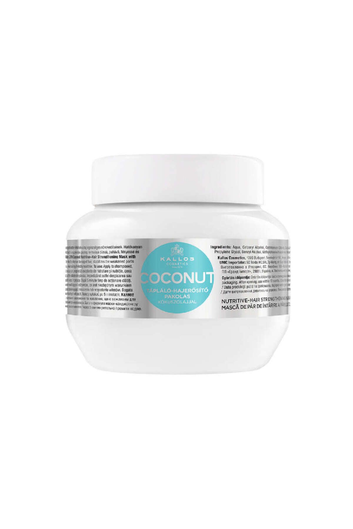 Kallos Cosmetics Coconut Saç Bakım Maskesi 275 ml | Kuru ve Yıpranmış Saçlara Özel Güçle 577117