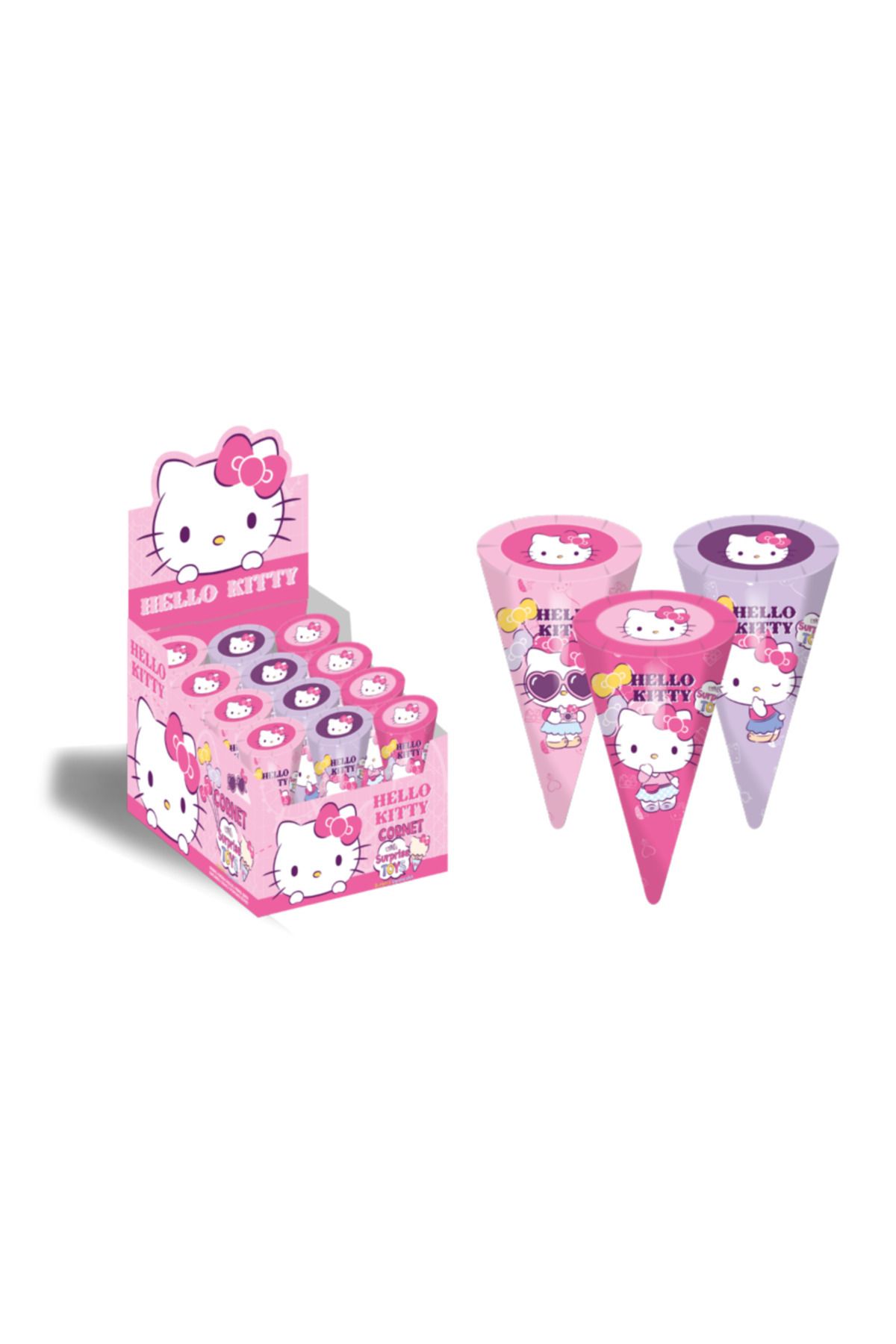 Target Hello Kitty Sürpriz Oyuncaklı Kornet 25 gr 12 Adet