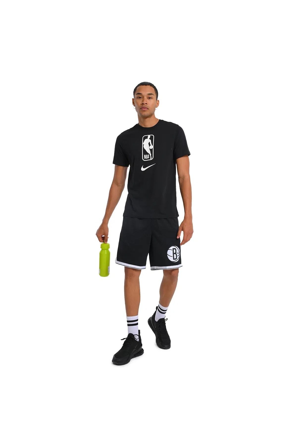 Nike-Nike Nba Dri-Fit Basketball T-Shirt At0515 010 3