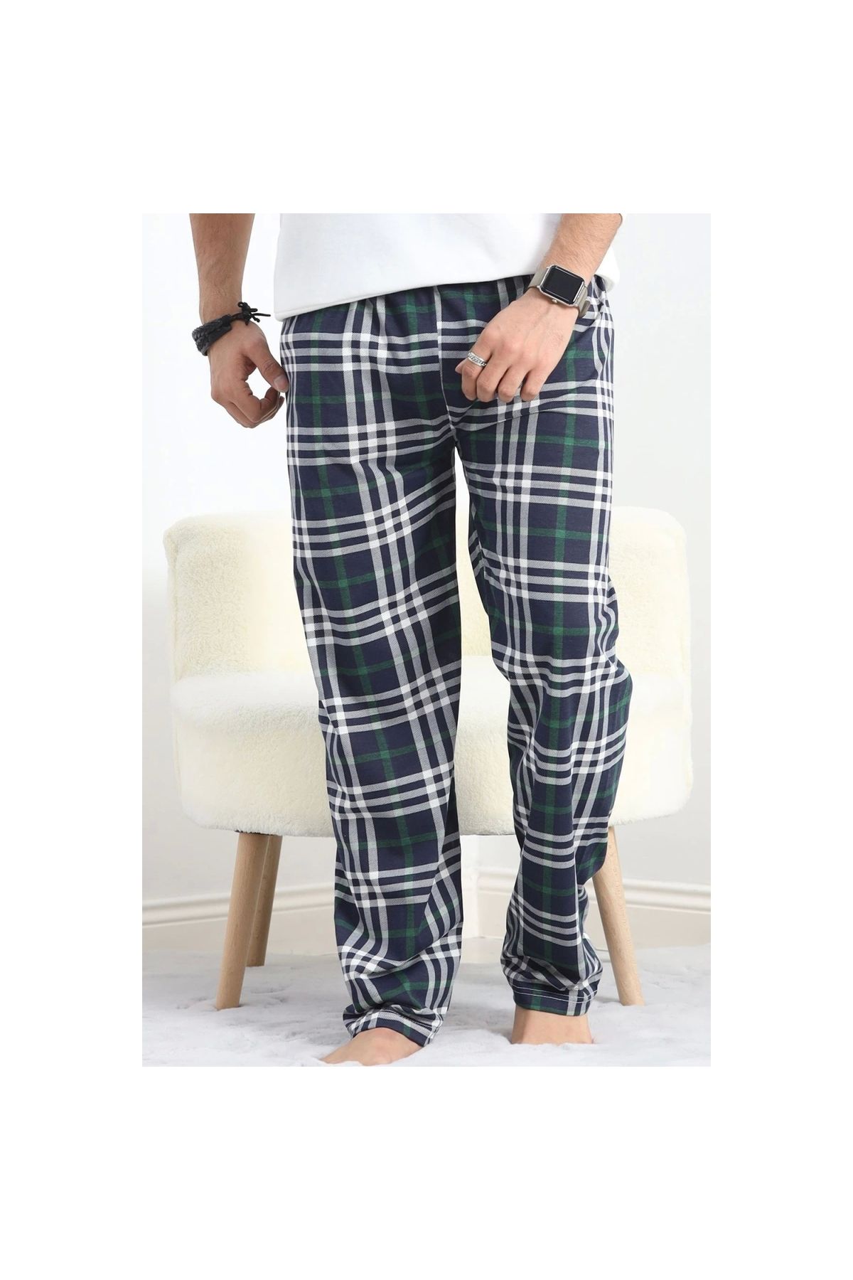 xpetrana WİNTA- Unisex Pijama Altı Lacivertyeşil - 18529.1838.