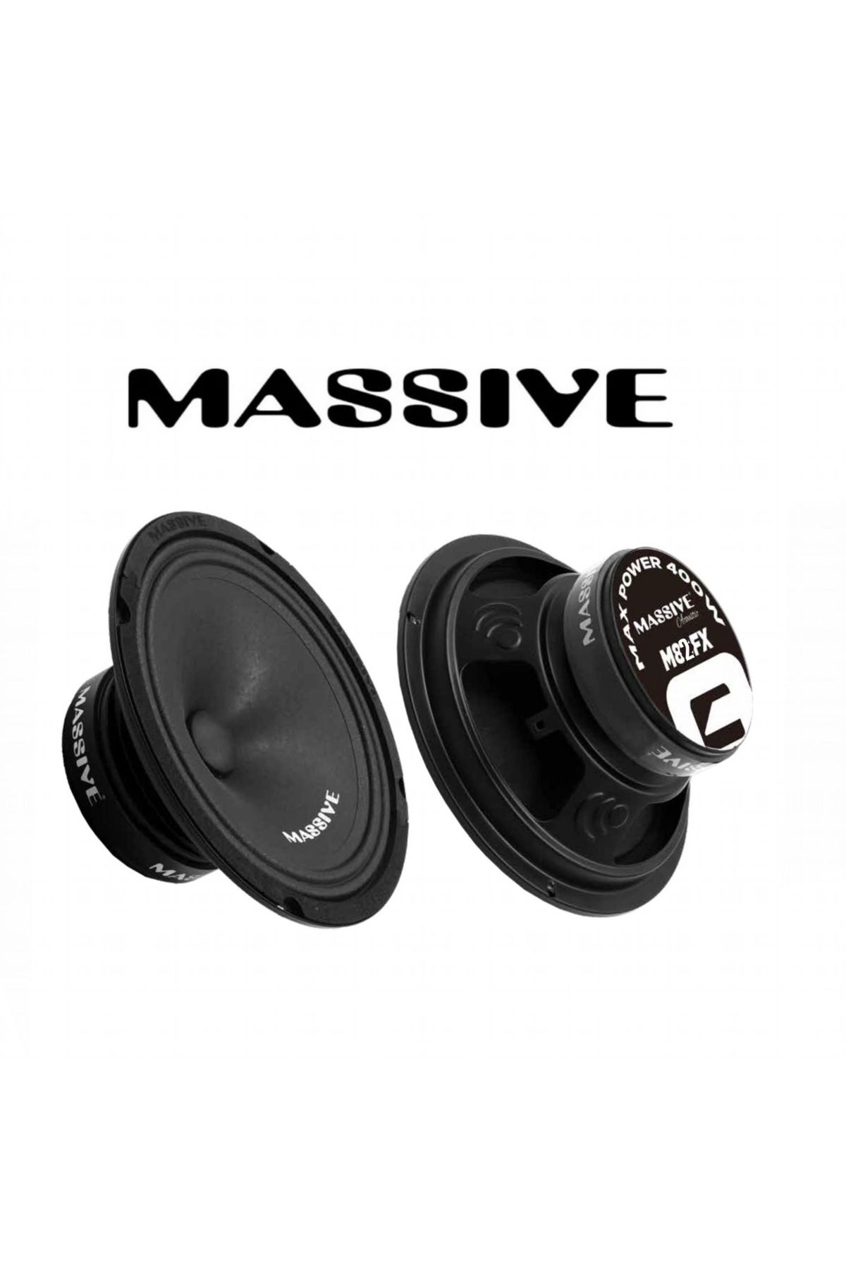 Massive Ms-m82fx 20 Cm Oto Midrange Hoparlör Deprem Serisi Çifti 800w-300w Rms Aksar